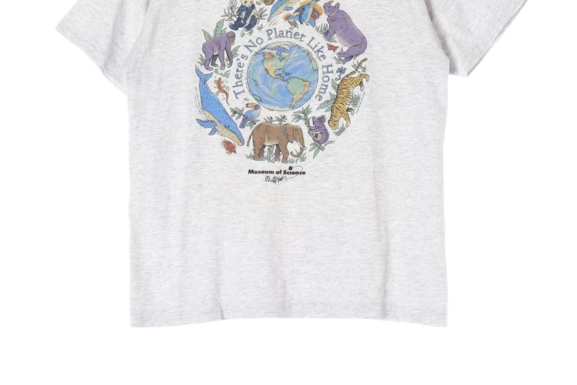 [U.S.A] 코튼 그래픽 반팔 티셔츠 (여성 L) 상품이미지4