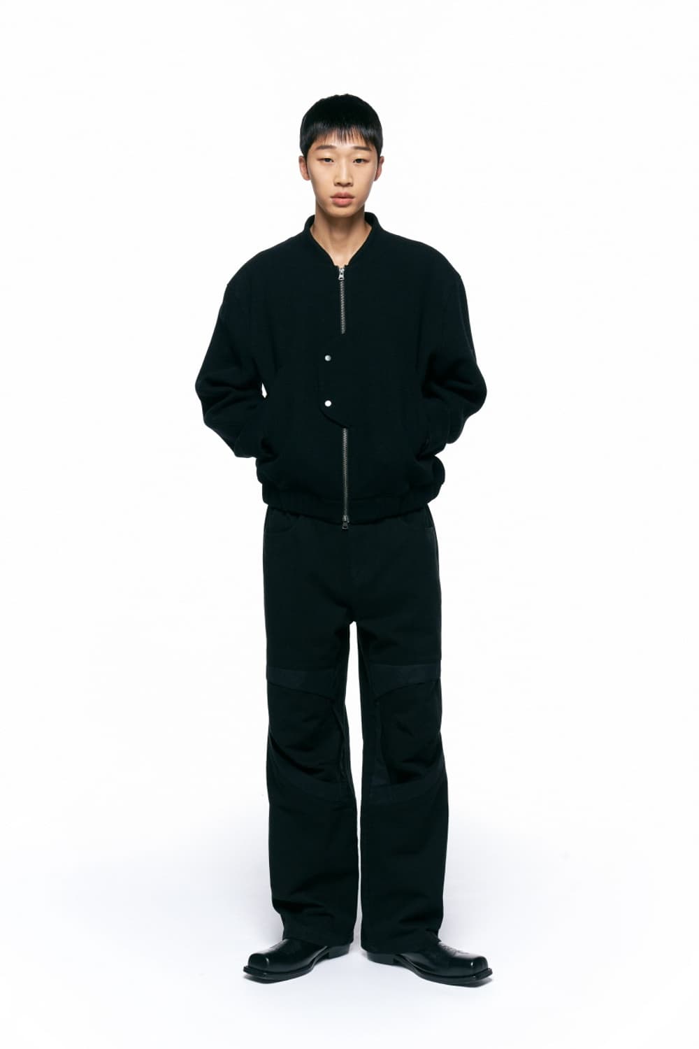 [L] 인사일런스 디바이스 콘트라스트 팬츠 BLACK 상품이미지1