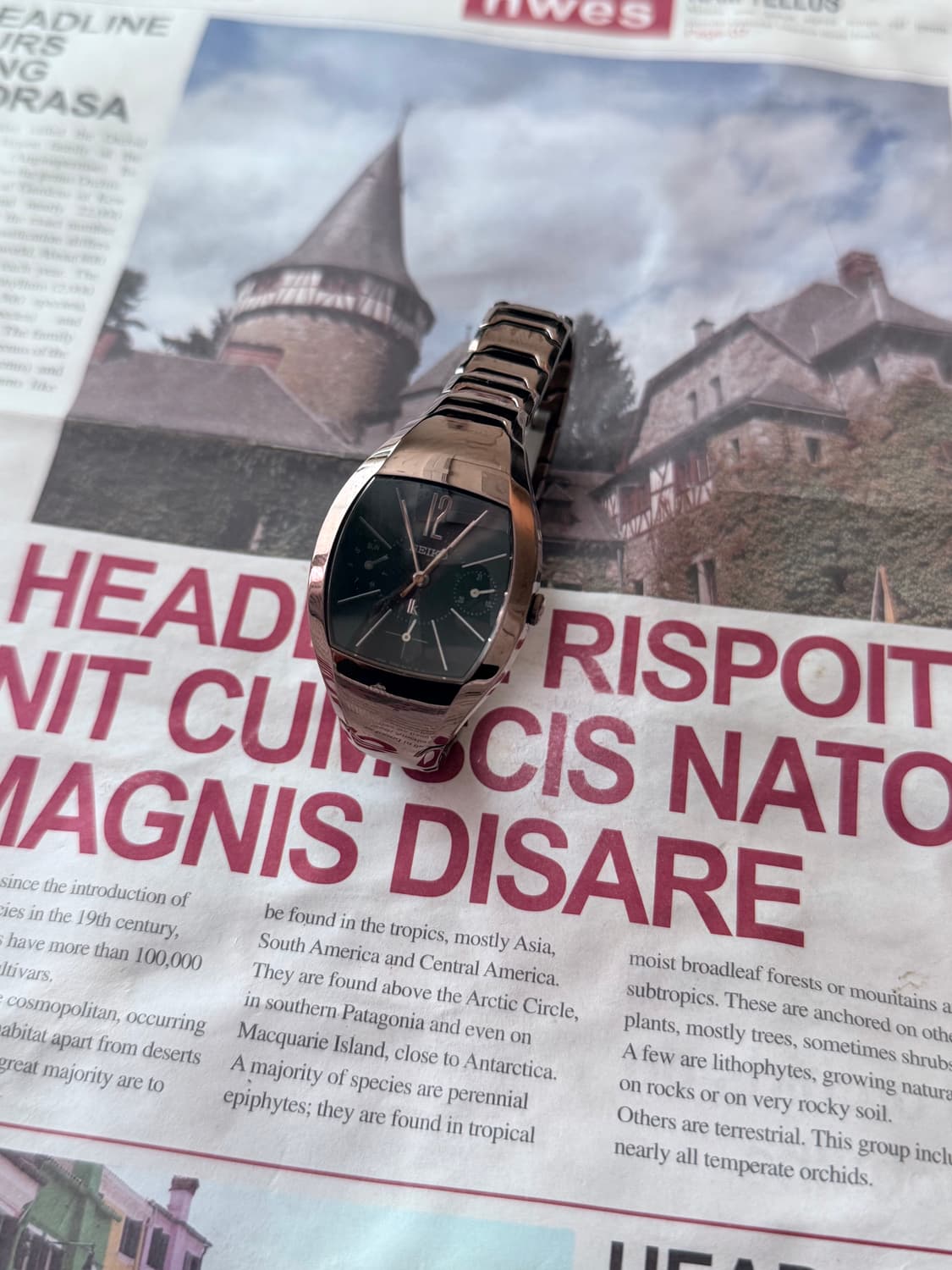 세이코 Seiko 루키아 토노 멀티펑션 로즈골드 상품이미지2