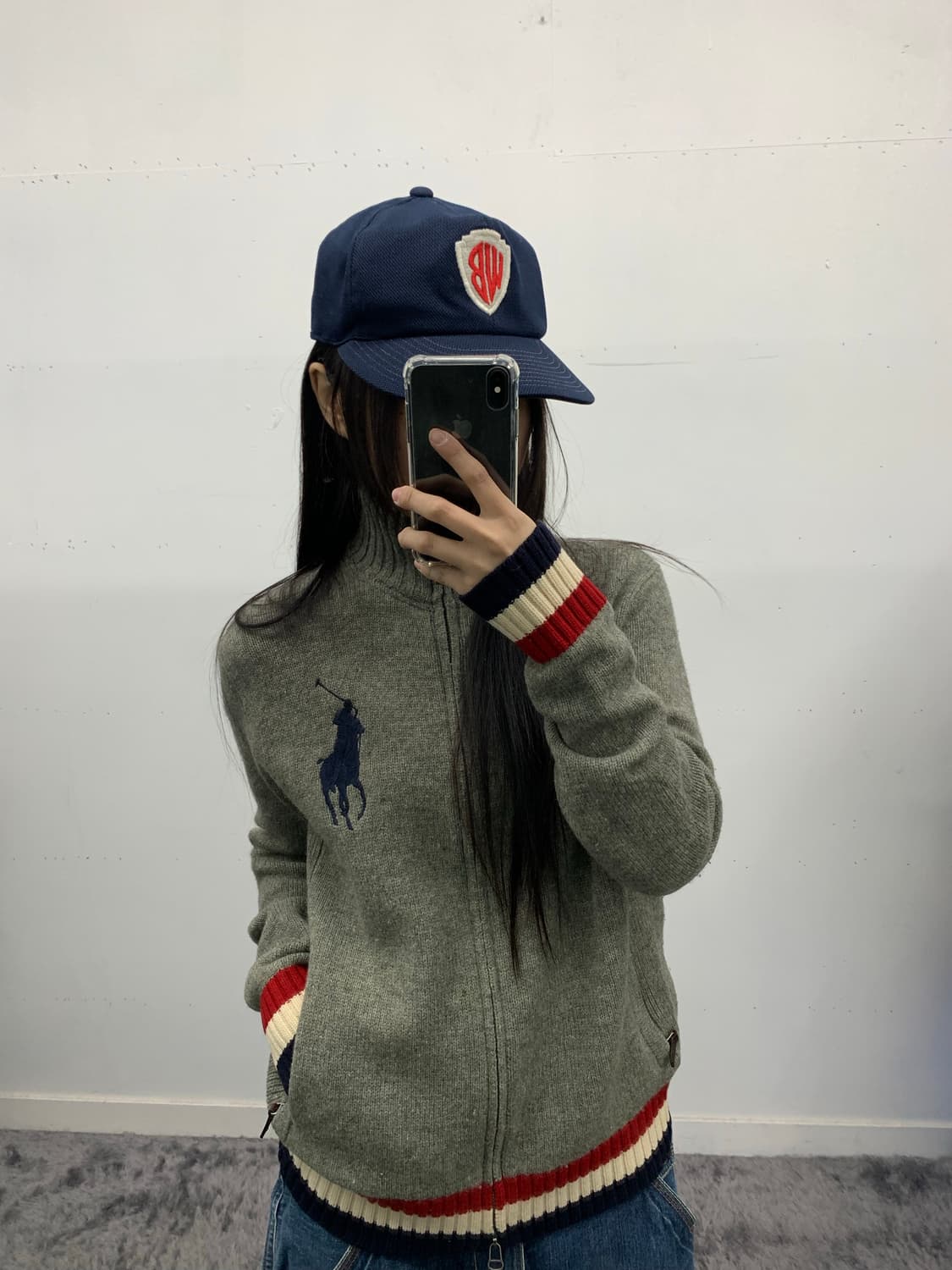 폴로 빅포니 니트집업 상품이미지4