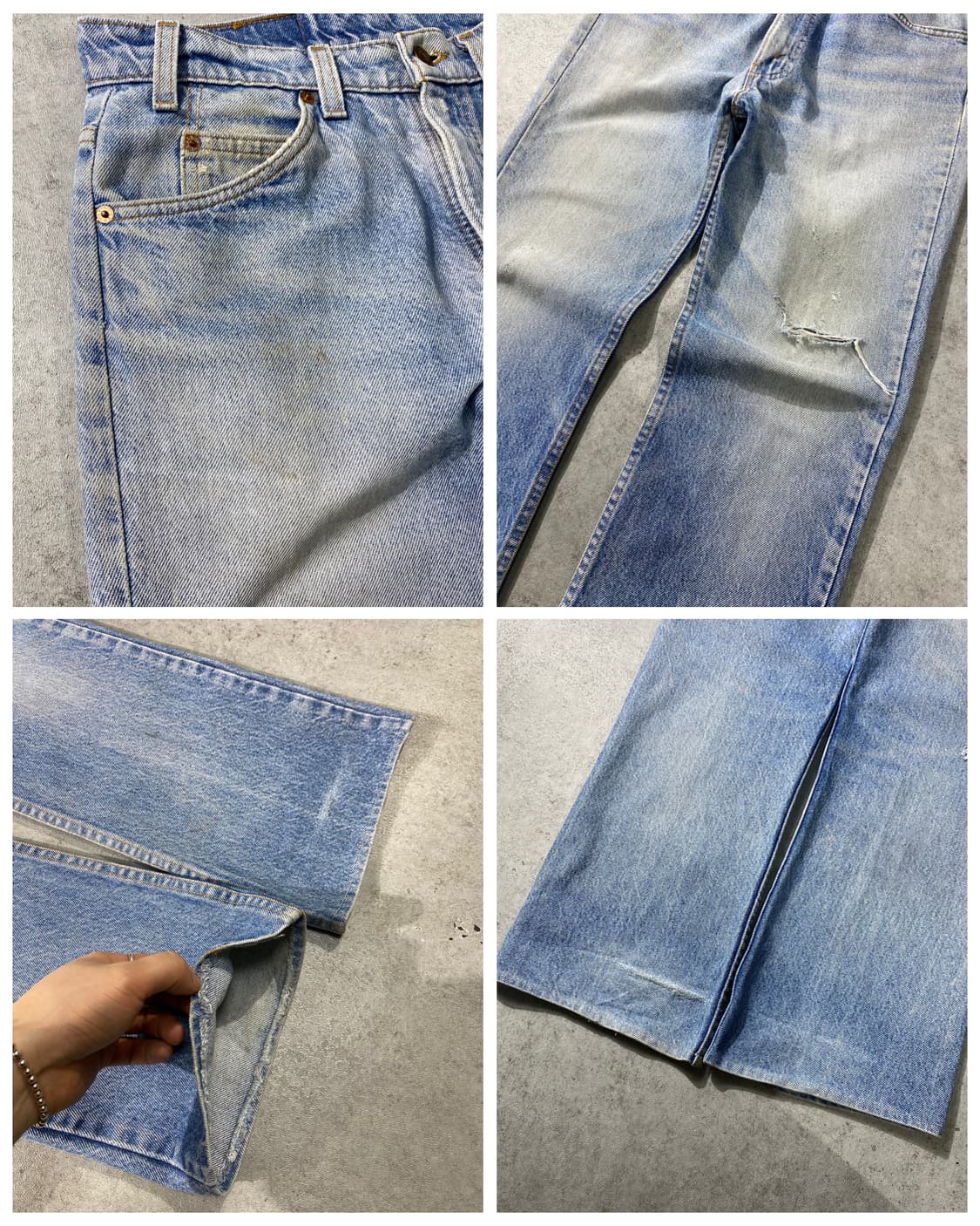 [31] 90s Levi's 517 리바이스 오렌지탭 부츠컷 데님팬츠 상품이미지7