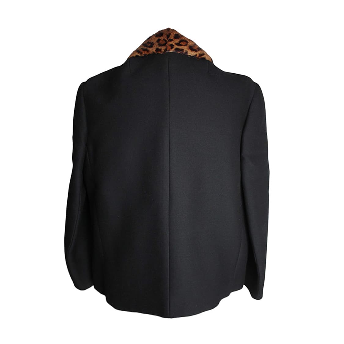 송치 퍼 트림 블랙 자켓 66 상품이미지2