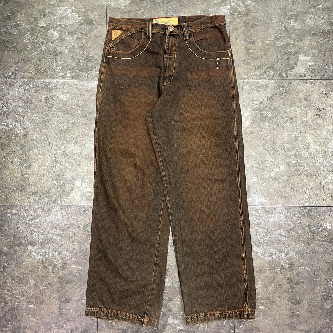 BAREFOX DENIM 자수 데님 팬츠 상품이미지3