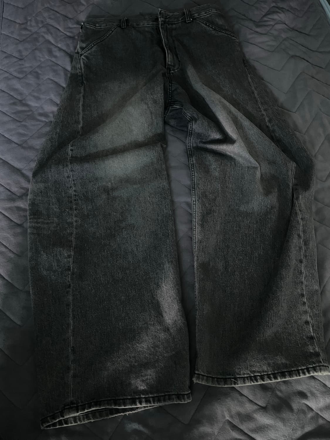 해칭룸 와이드 커브드 진 상품이미지2