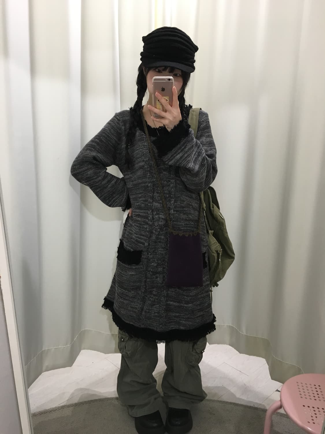 tassel knit long dress 상품이미지2