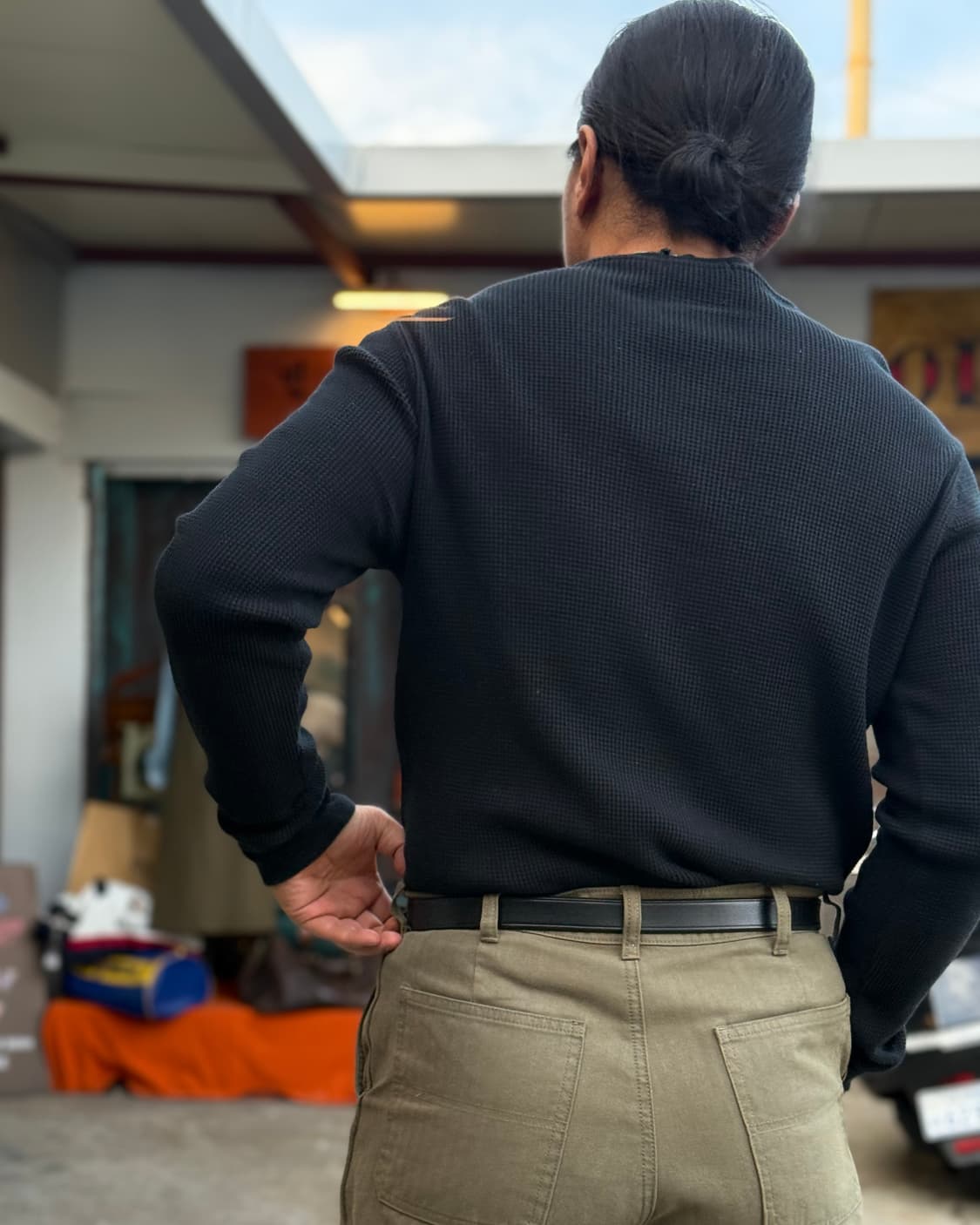 폴로 랄프로렌 와플 롱슬리브 셔츠 XL 상품이미지9