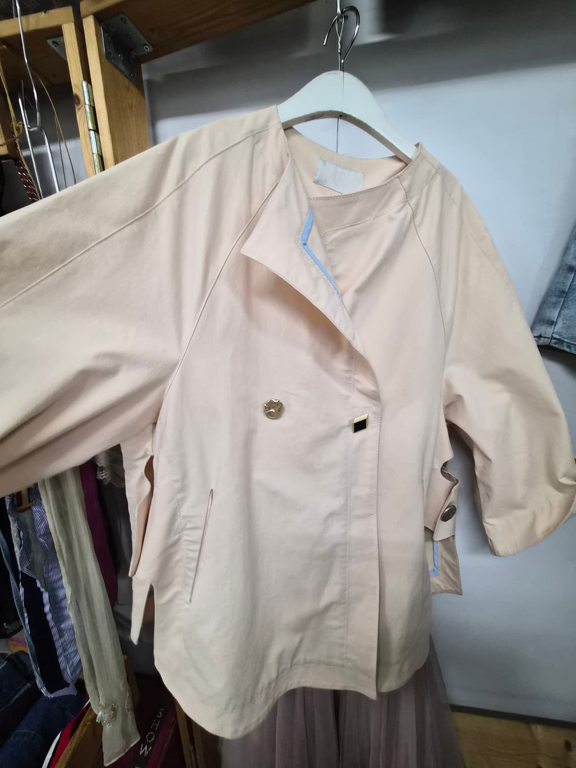 구호 아방 숏 트렌치 상품이미지3