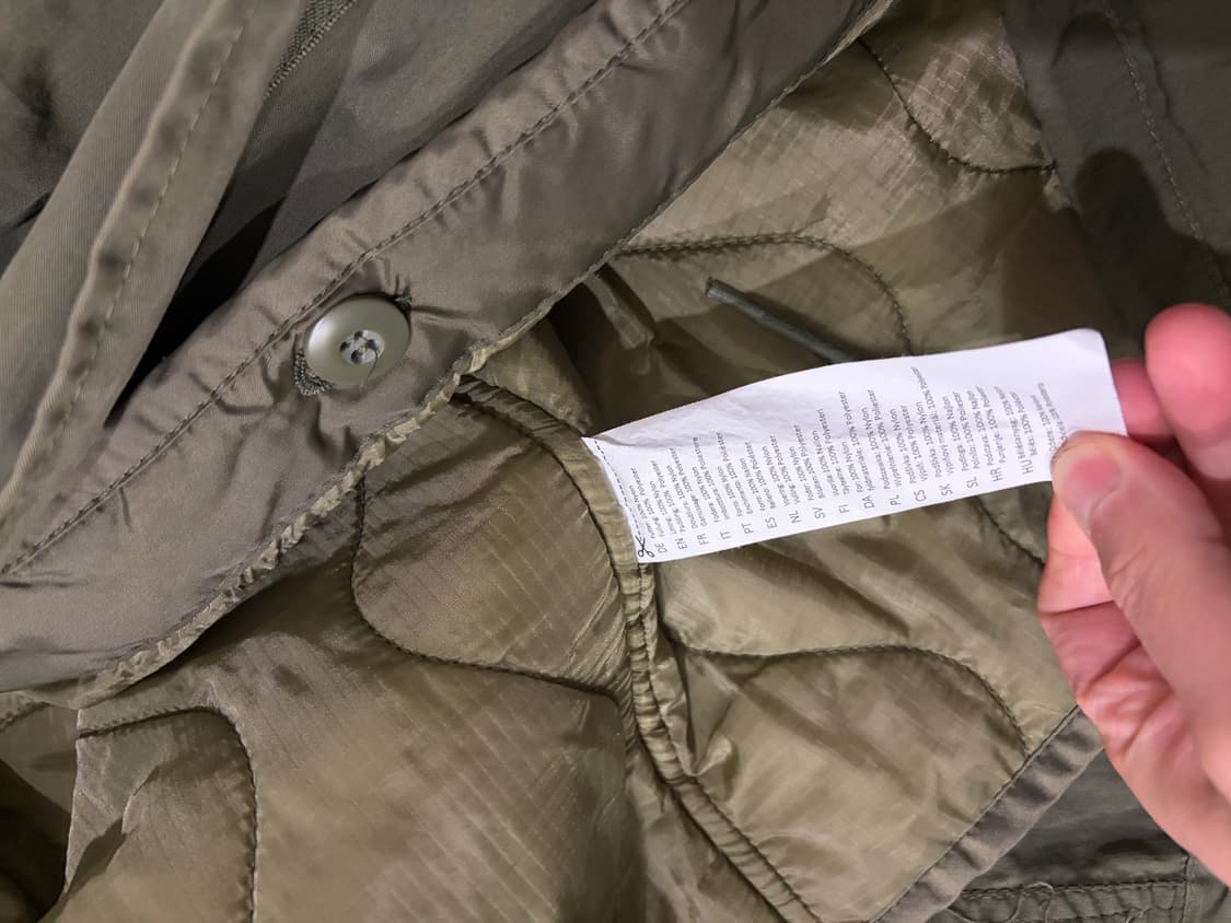 밀텍 m-65 개파카 사이즈s 상품이미지5