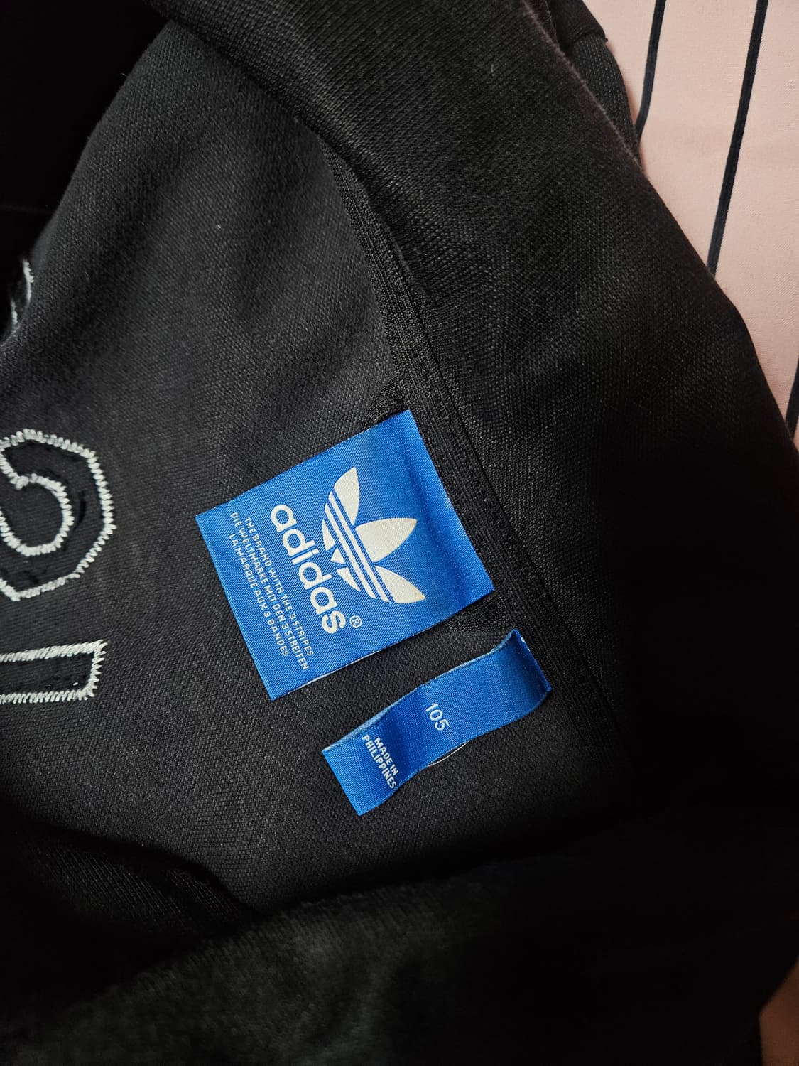 아디다스 파이어버드 져지 집업 트랙탑 블랙 y2k 상품이미지4