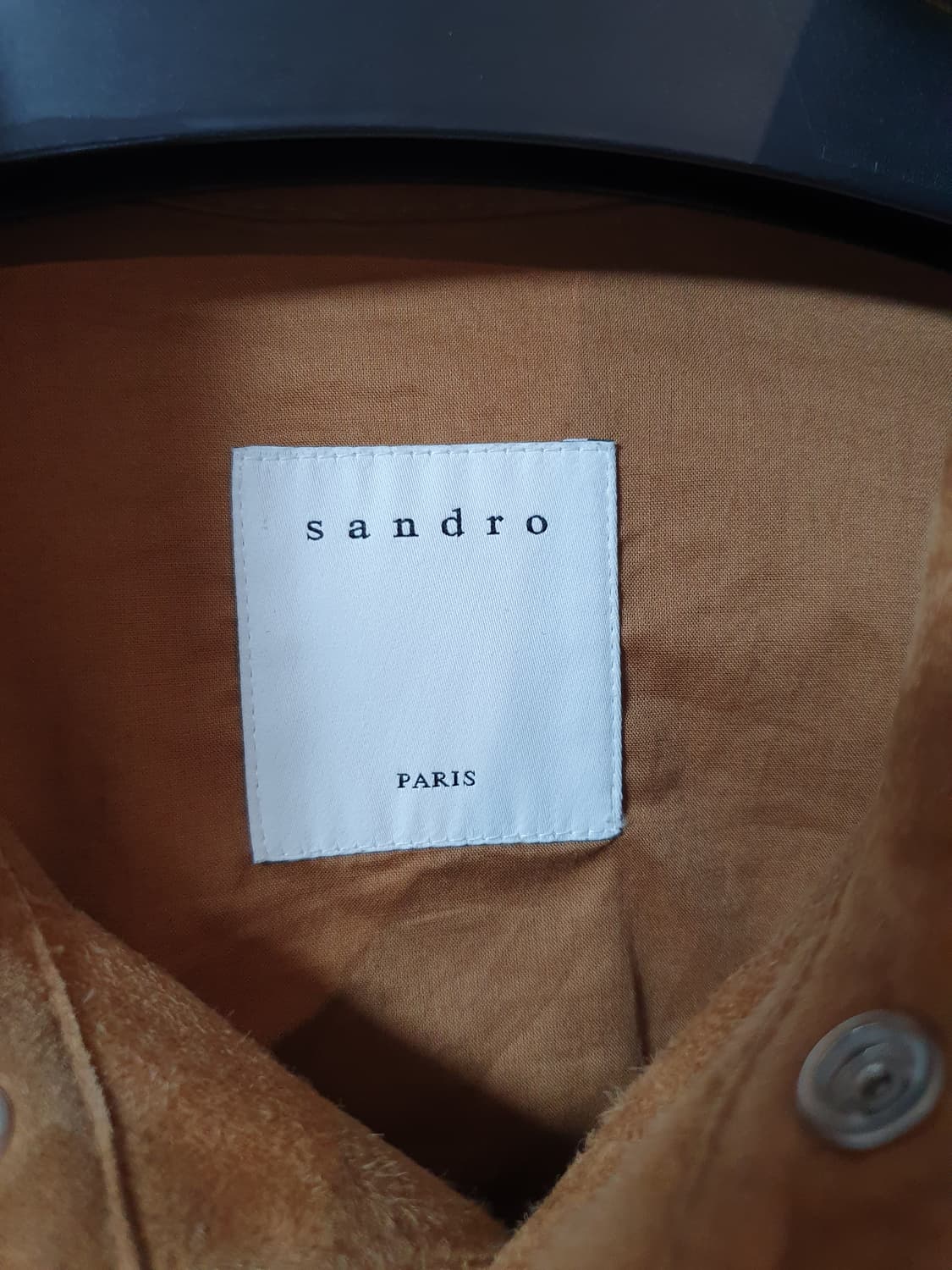 (48) 산드로옴므 카멜 스웨이드 셔츠자켓 상품이미지3