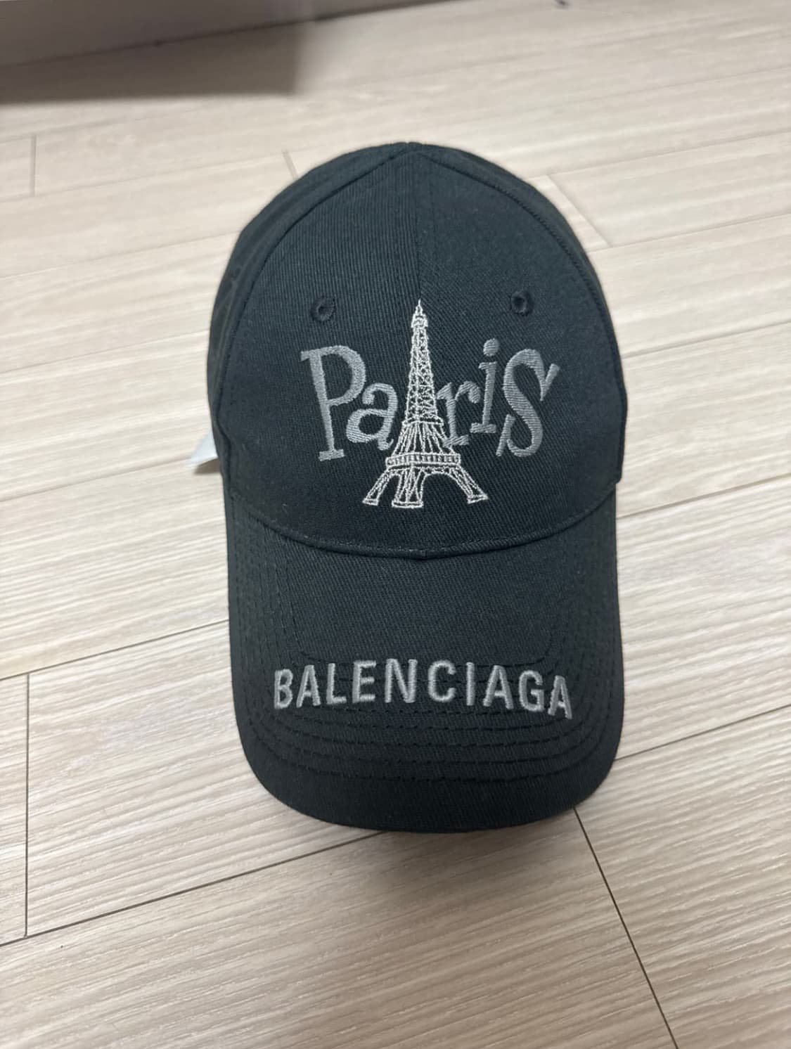 19FW 발렌시아가 파리 로고 자수 볼캡 상품이미지2