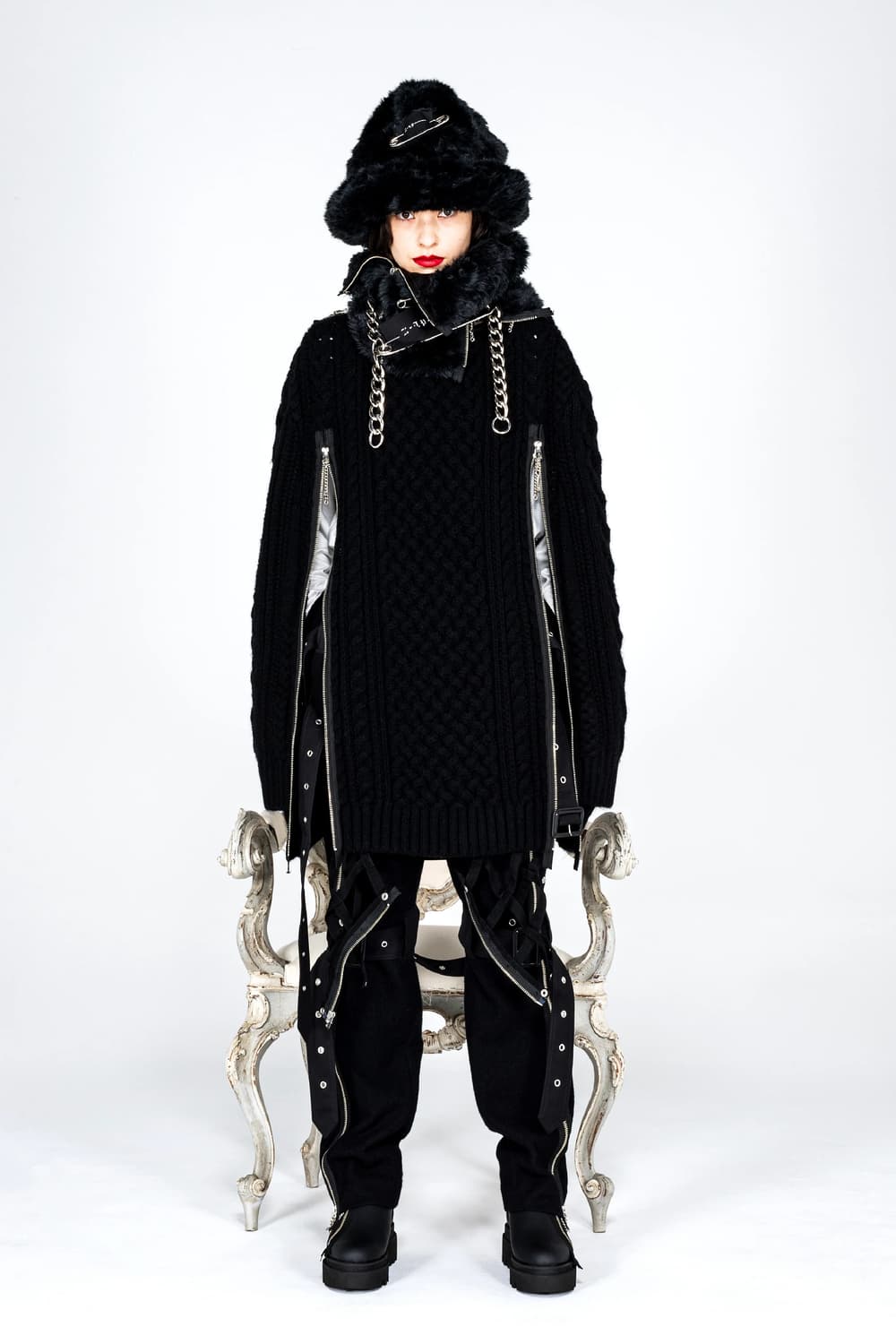 솔로이스트 x 키지마 타카유키 21aw 퍼 버킷햇 상품이미지1