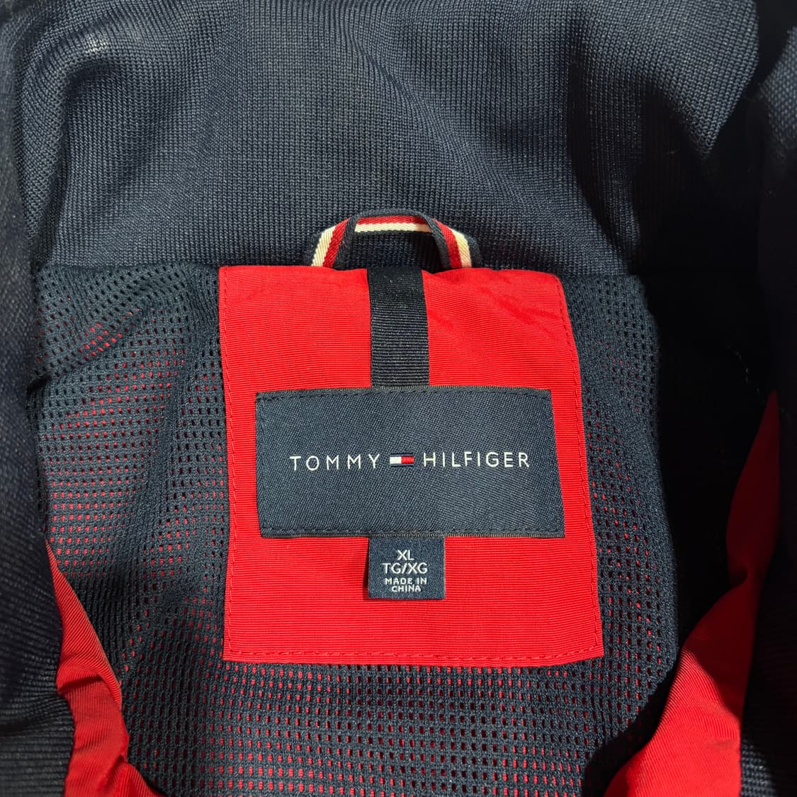 타미힐피거 레드 블루종 집업 자켓 상품이미지5