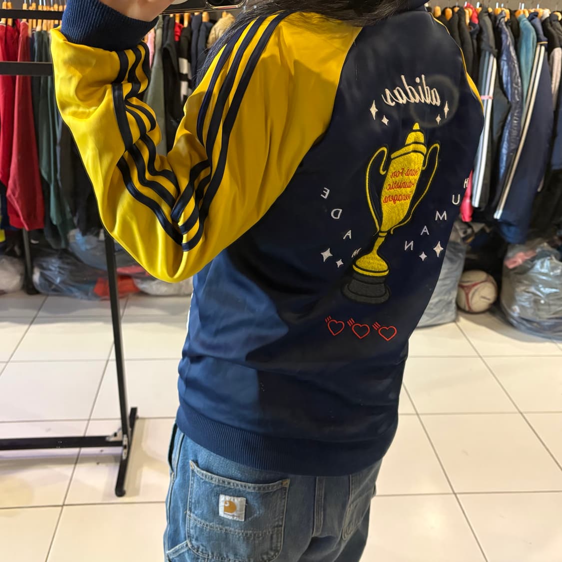 아디다스 x 휴먼메이드 리버시블 트랙탑 져지 상품이미지2