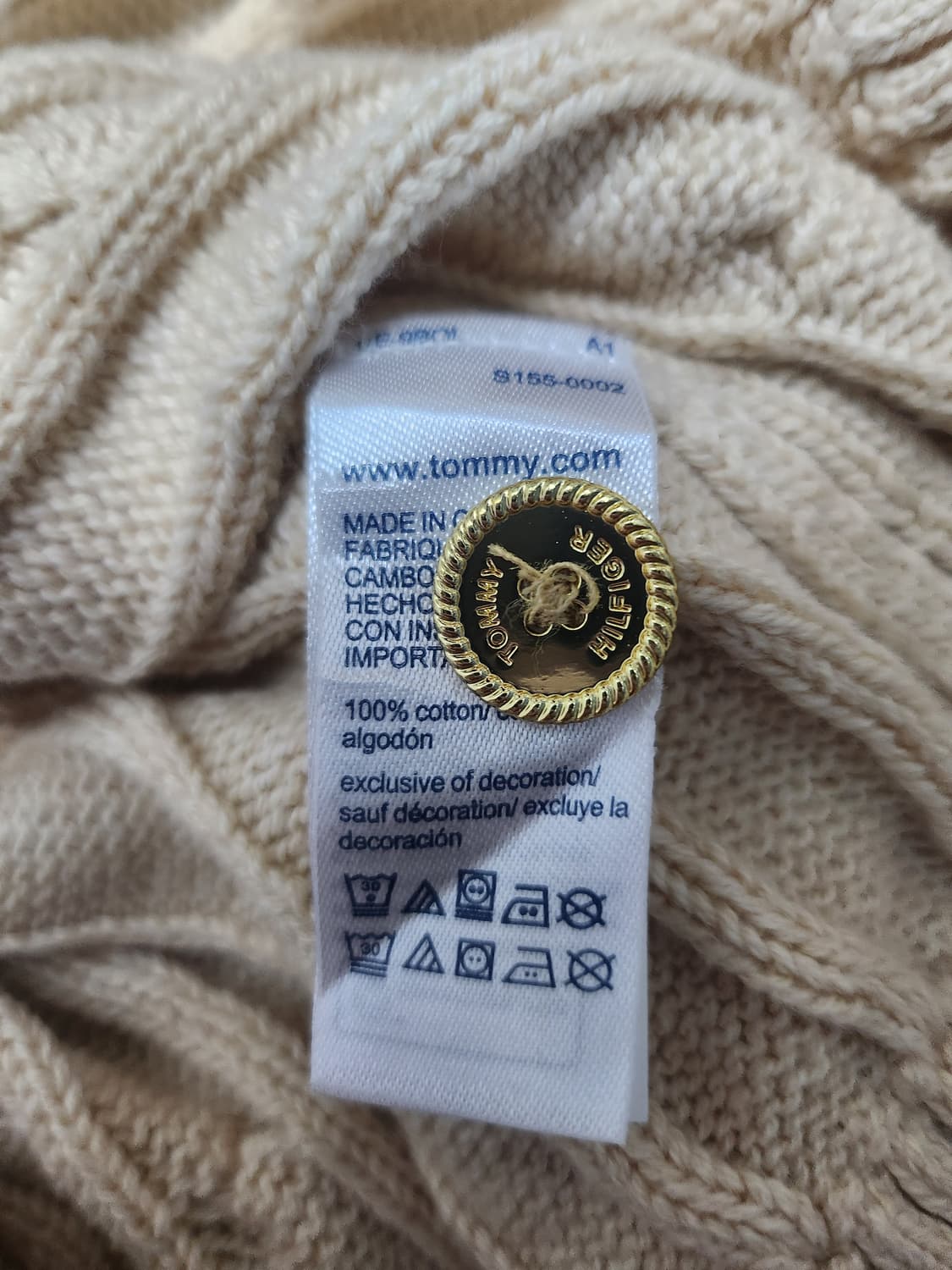 타미힐피거 XXL 니트 가디건 상품이미지7