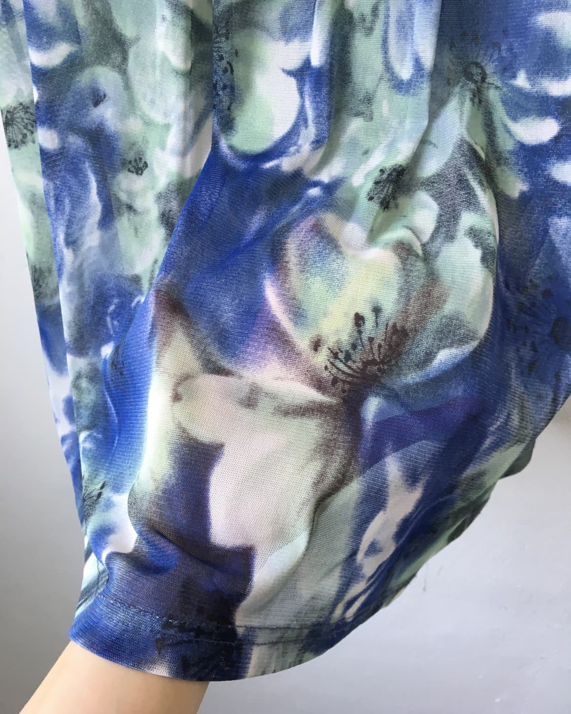 flower pattern mesh top 상품이미지4