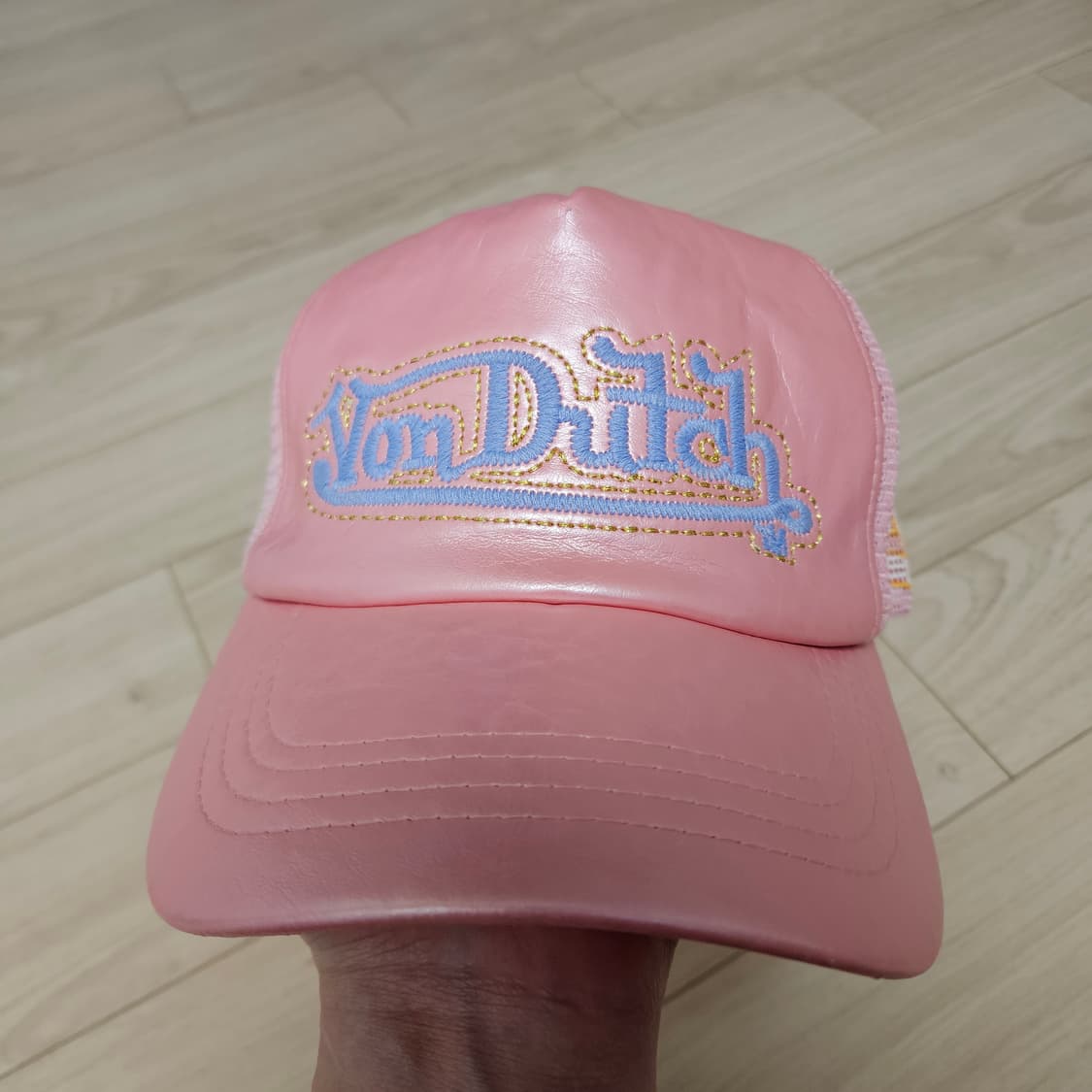 본더치 글로시 핑크 메쉬 볼캡 Free 상품이미지5