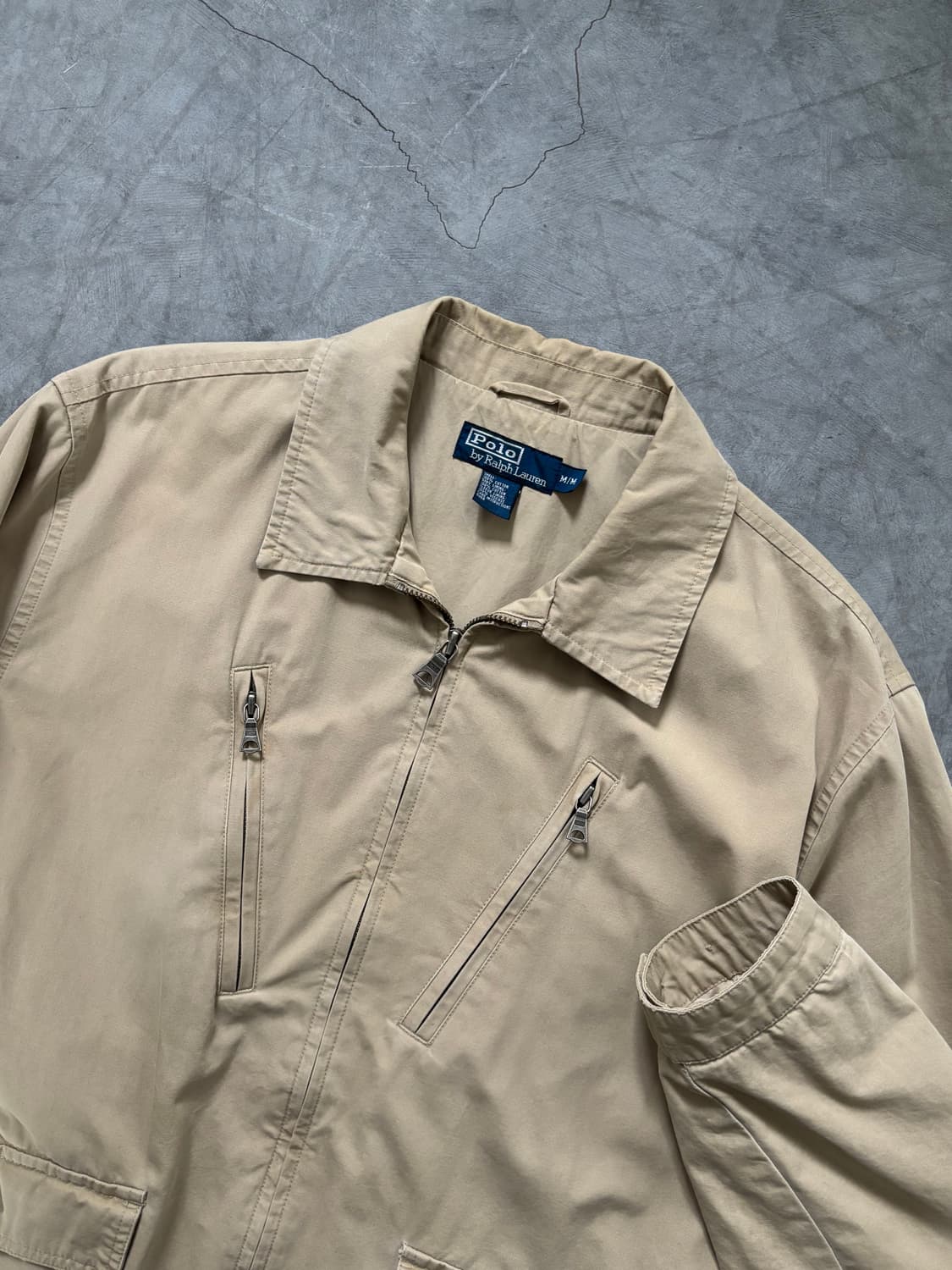 Polo 폴로 랄프로렌 베이지 코튼 워크 자켓 상품이미지3