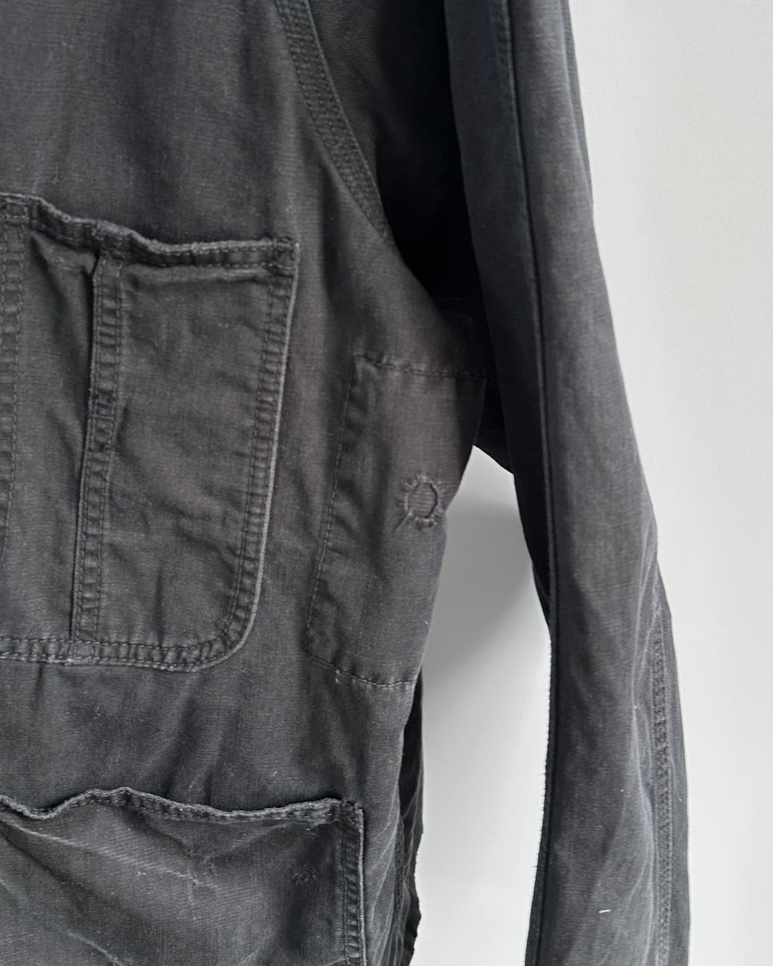 폴로 워시드 블랙 코튼 초어 자켓 (va.71) 상품이미지5