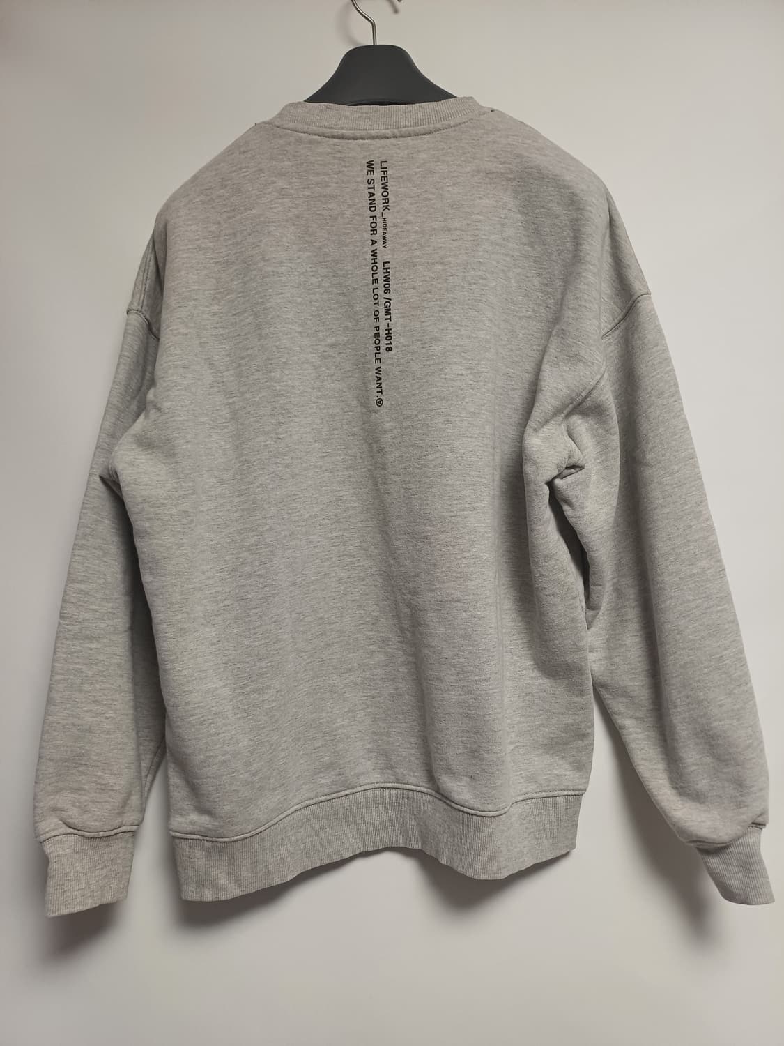 LIFEWORK Bulldog Sweatshirt – Light Grey 상품이미지2