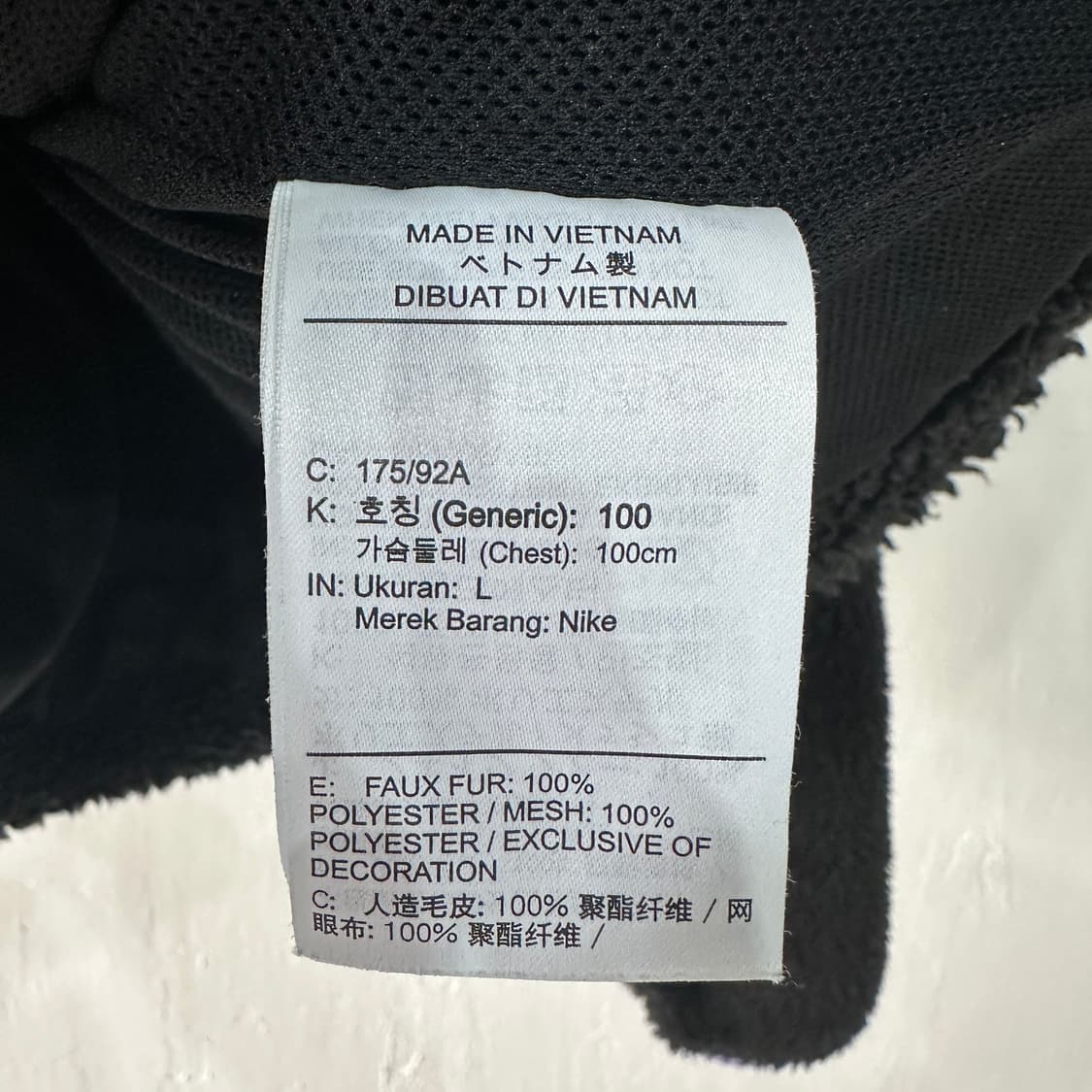 나이키 클럽 플리스 하프집업 아노락 L 상품이미지4