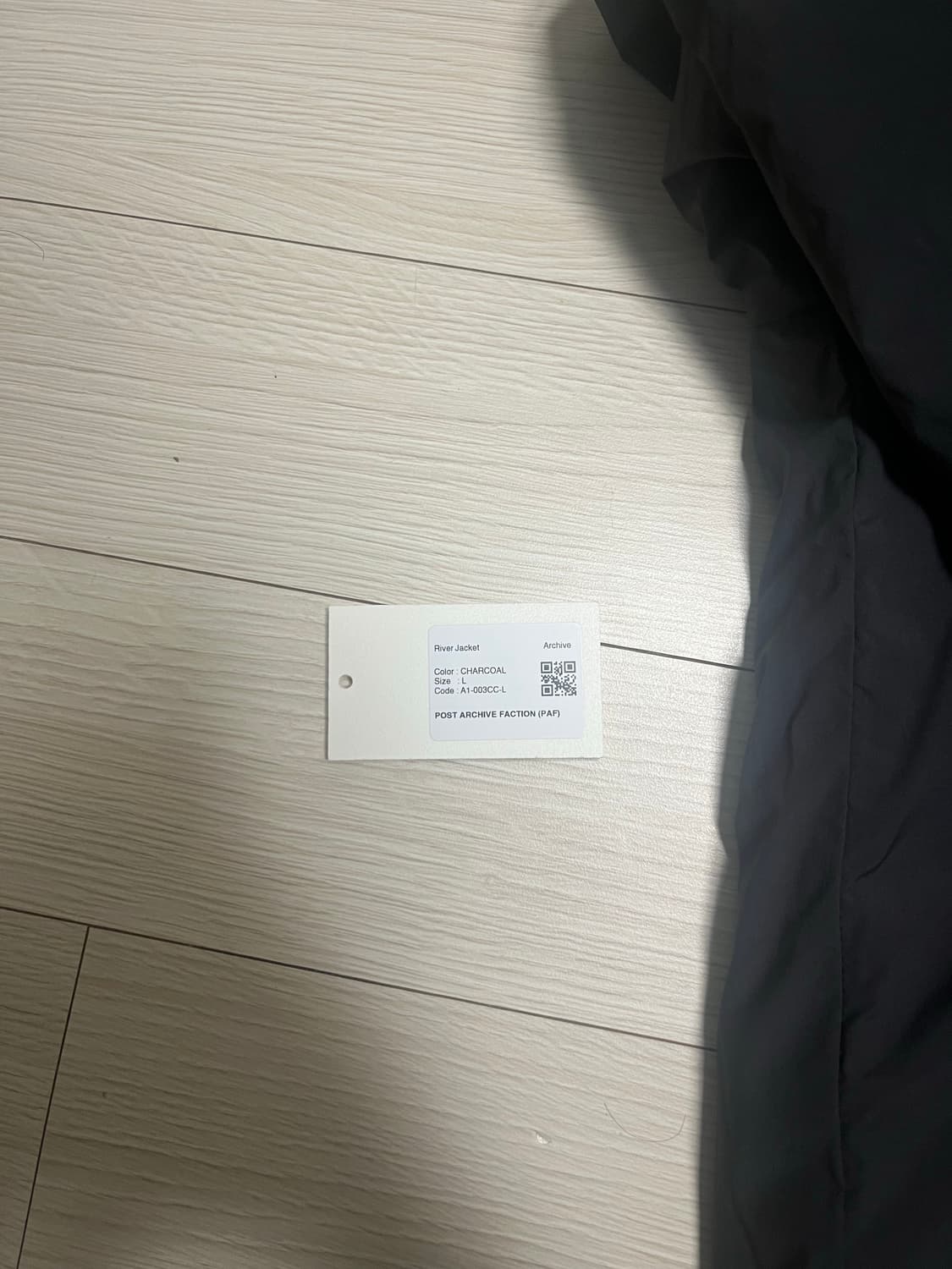 포스트아카이브팩션 리버 자켓 차콜 L 상품이미지6