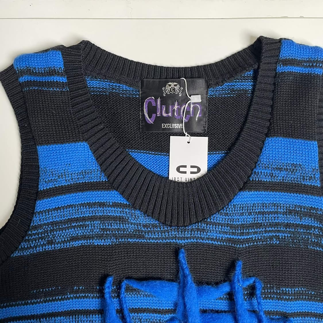 Clutch 펠트 울 100 스트라이프 원피스 상품이미지5