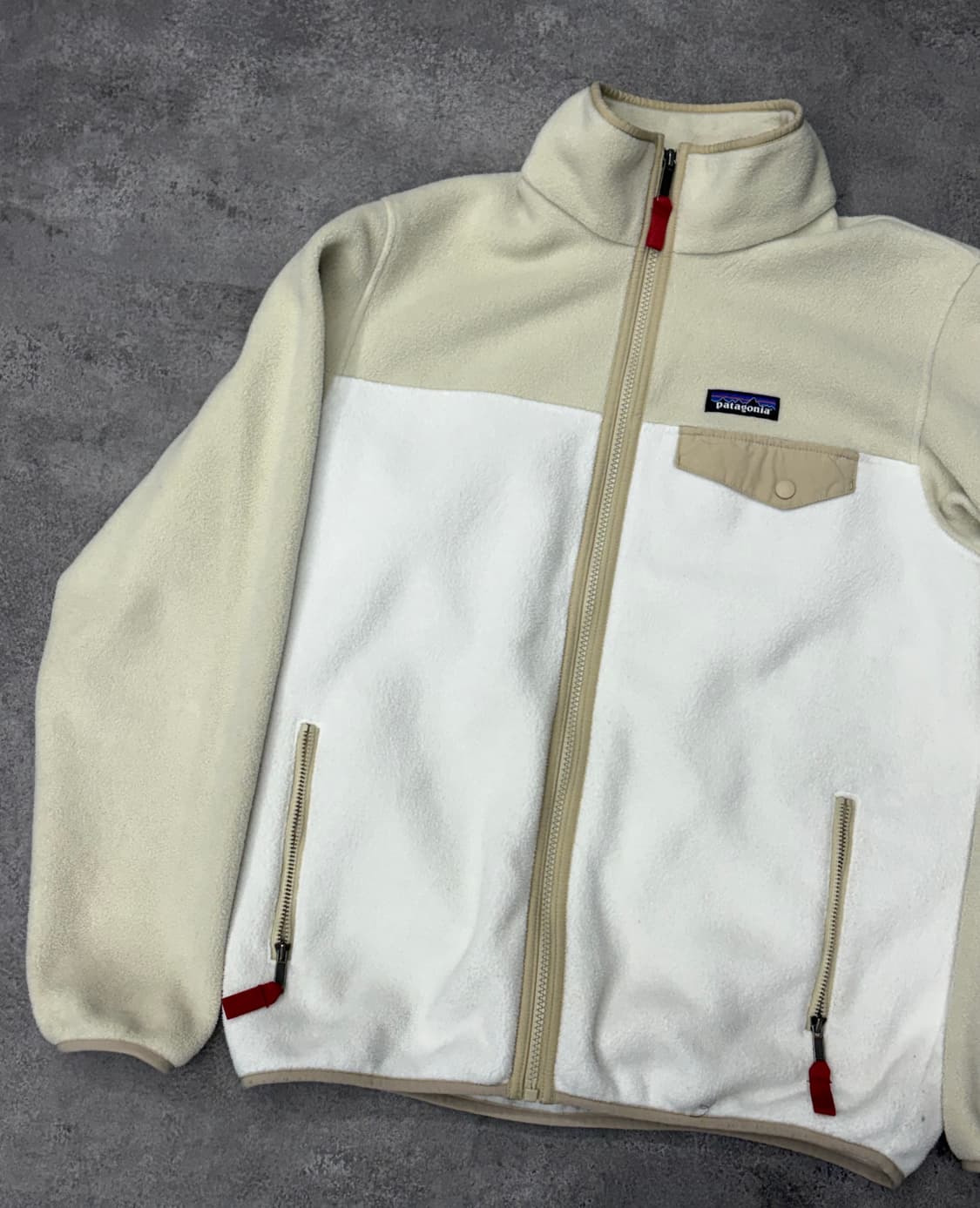 파타고니아 신칠라 플리스 아이보리/화이트 상품이미지3