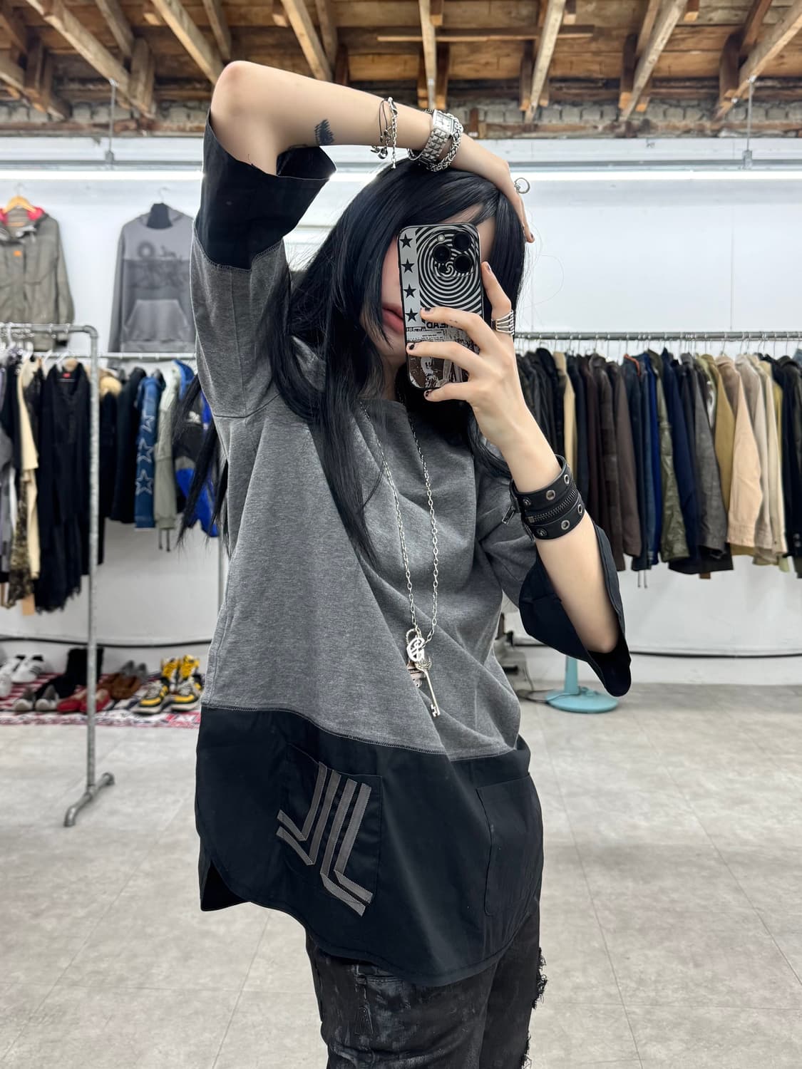 랑방 포켓 티셔츠 상품이미지1