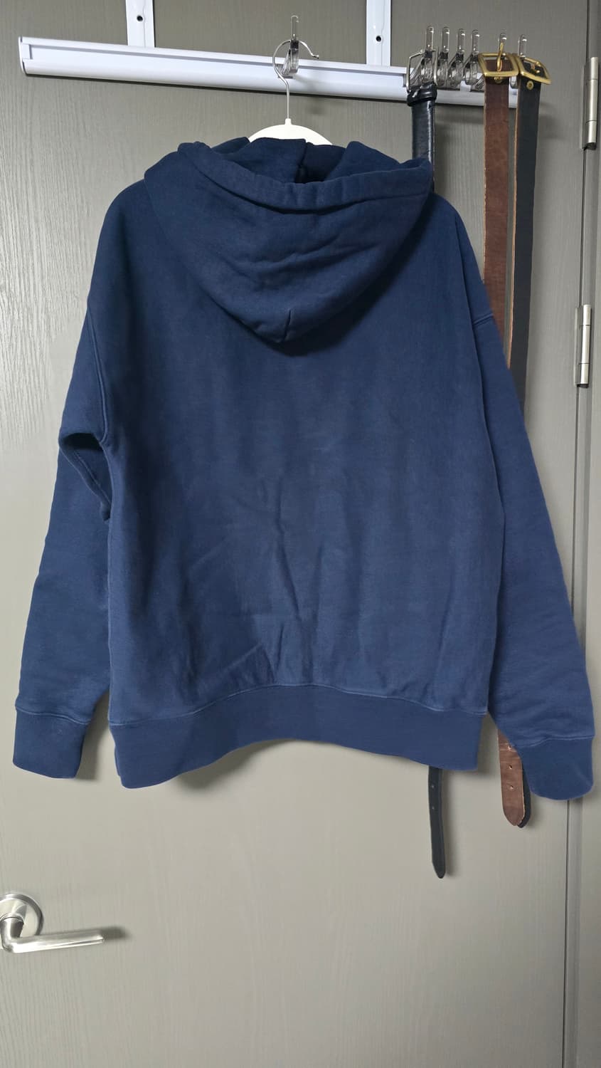 [S] 아웃스탠딩 후드티 네이비 상품이미지4