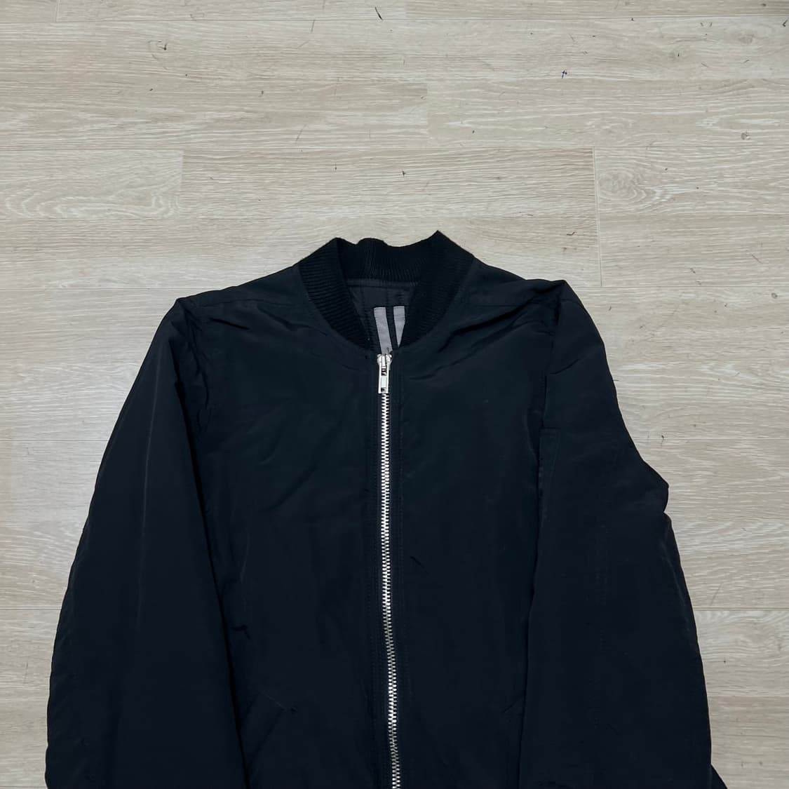 릭오웬스 다크쉐도우 여성 스핑크스 15FW 롱 봄버자켓 [블랙] S/90 상품이미지2