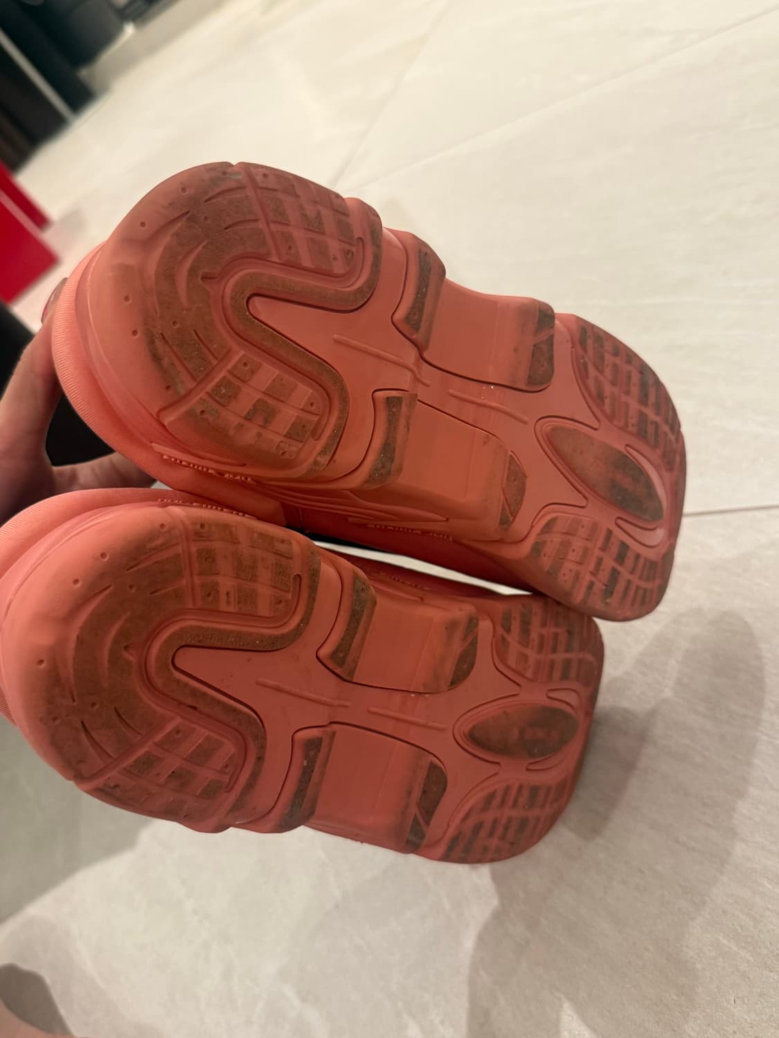 라프 시몬스 핑크 운동화 상품이미지5