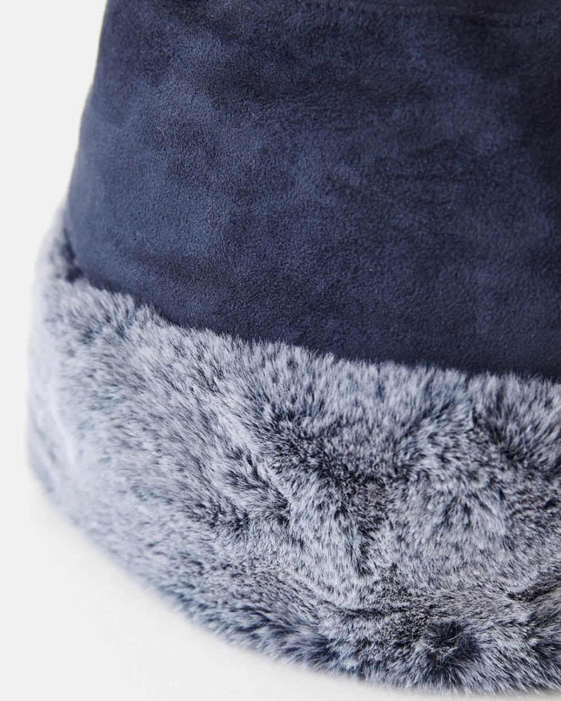 투톤 시어링 버킷 햇 Navy 상품이미지3