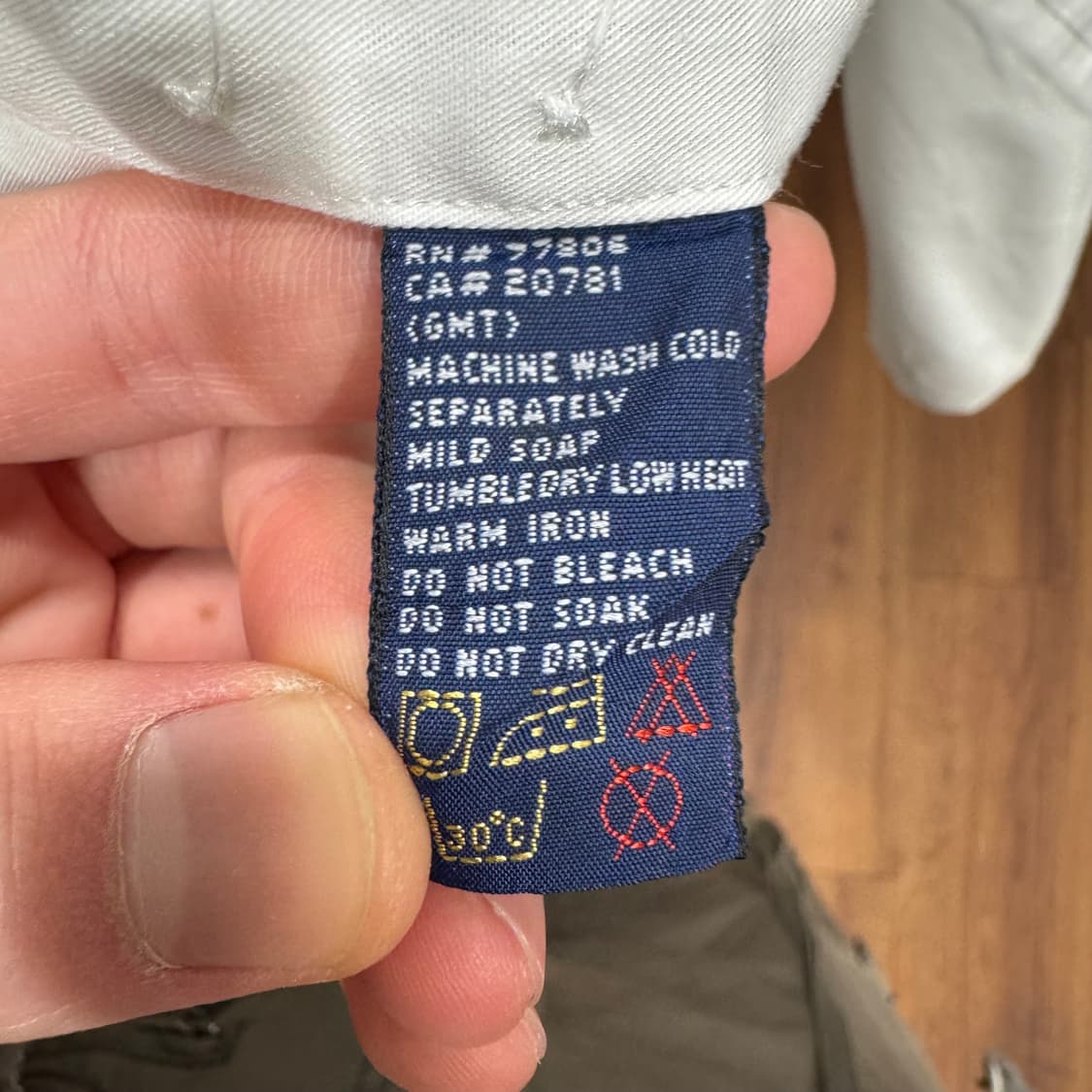 90s 타미힐피거 오버사이즈 셔츠 전면 빅플래그 로고 포인트 화이트 상품이미지7