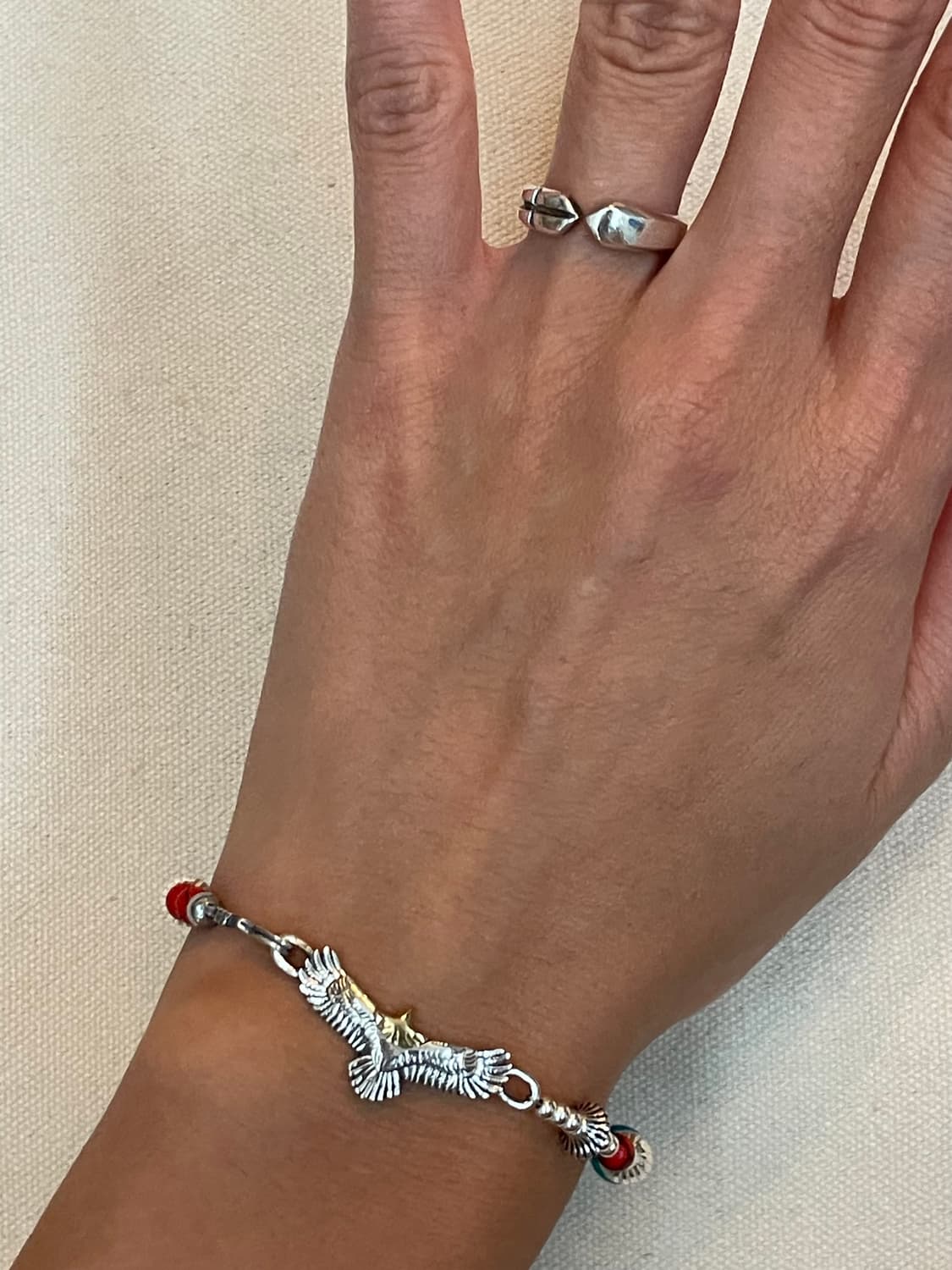 silver925 egle navajo bracelet 상품이미지4