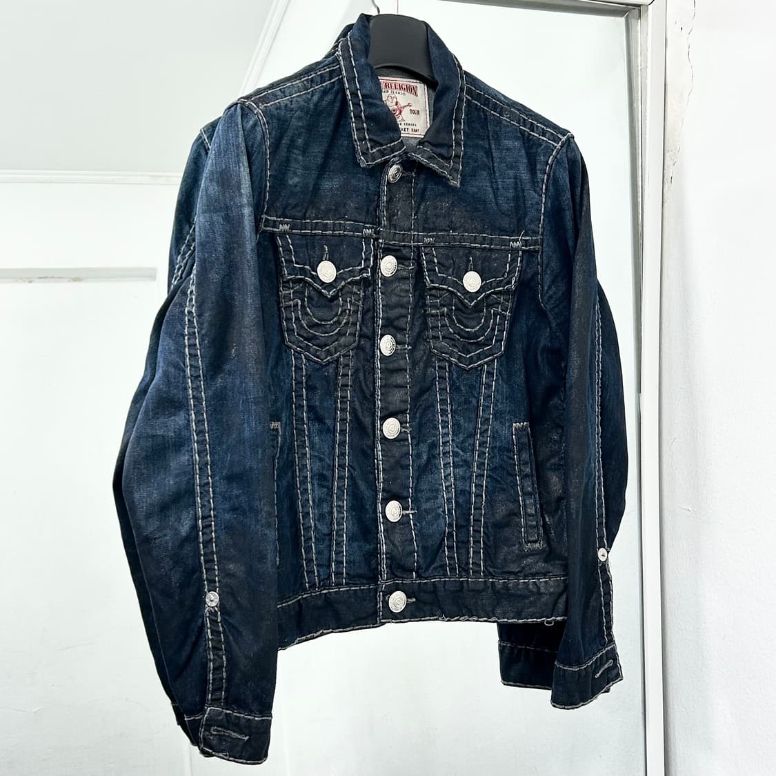 트루릴리전 코티드 데님 트러커 자켓 상품이미지4