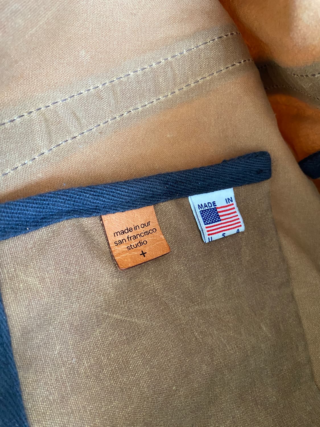 조슈아 벨라 왁스 캔버스/레더 토트백 상품이미지6