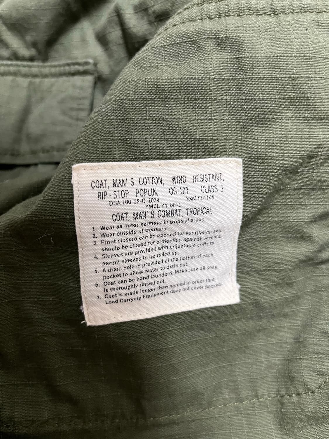 YMCL KY 정글 퍼티그 자켓 올리브 상품이미지5