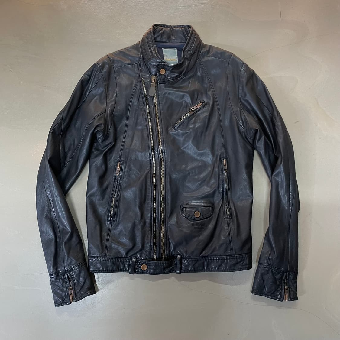 디젤 양가죽 라이더 자켓 상품이미지1