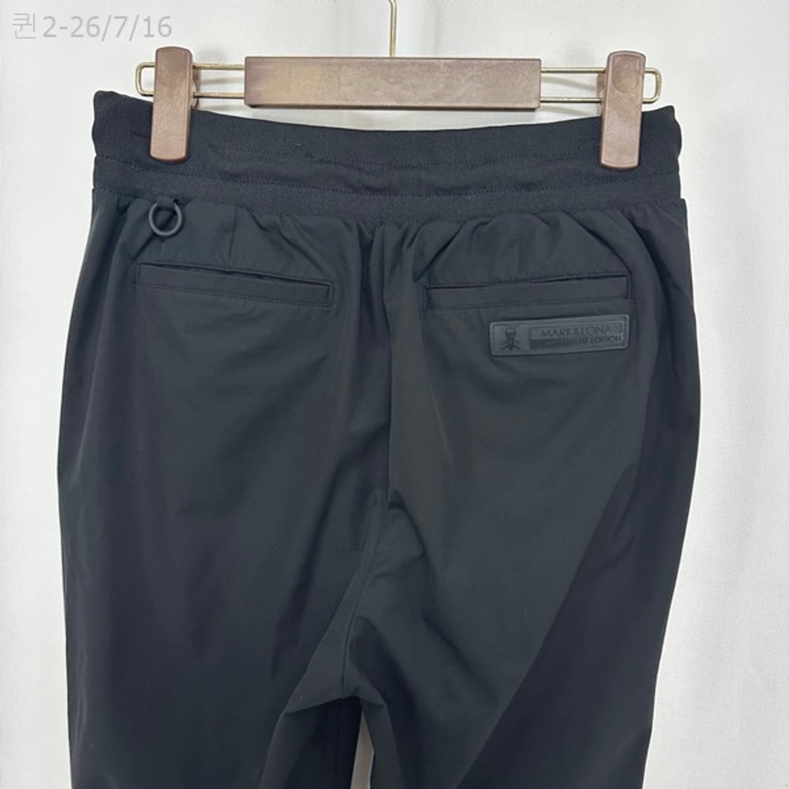마크앤로나 여자 골프 밴딩 춘추 조거 팬츠바지 검정 75 상품이미지7