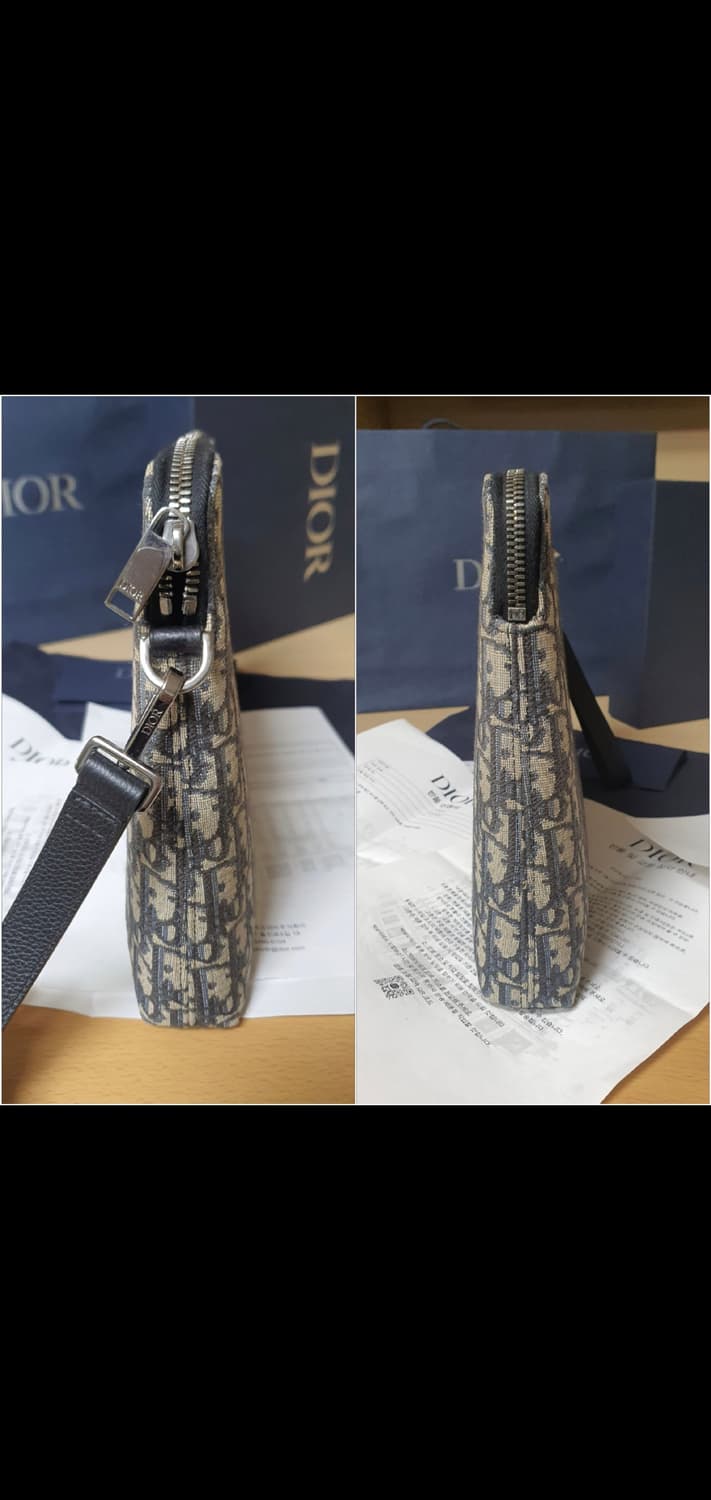 디올 아이패드 A4 파우치백/클러치백 새상품급 정품(영수증O) 상품이미지7