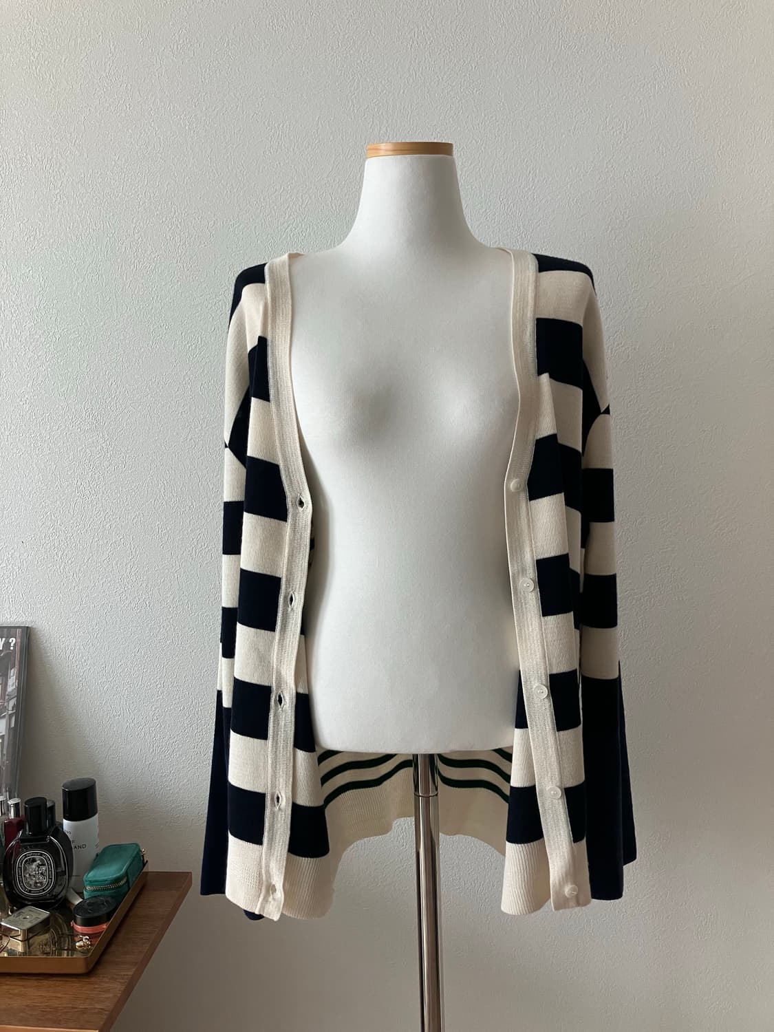 베네통 스트라이프 울혼방 가디건 봄가디건 상품이미지6