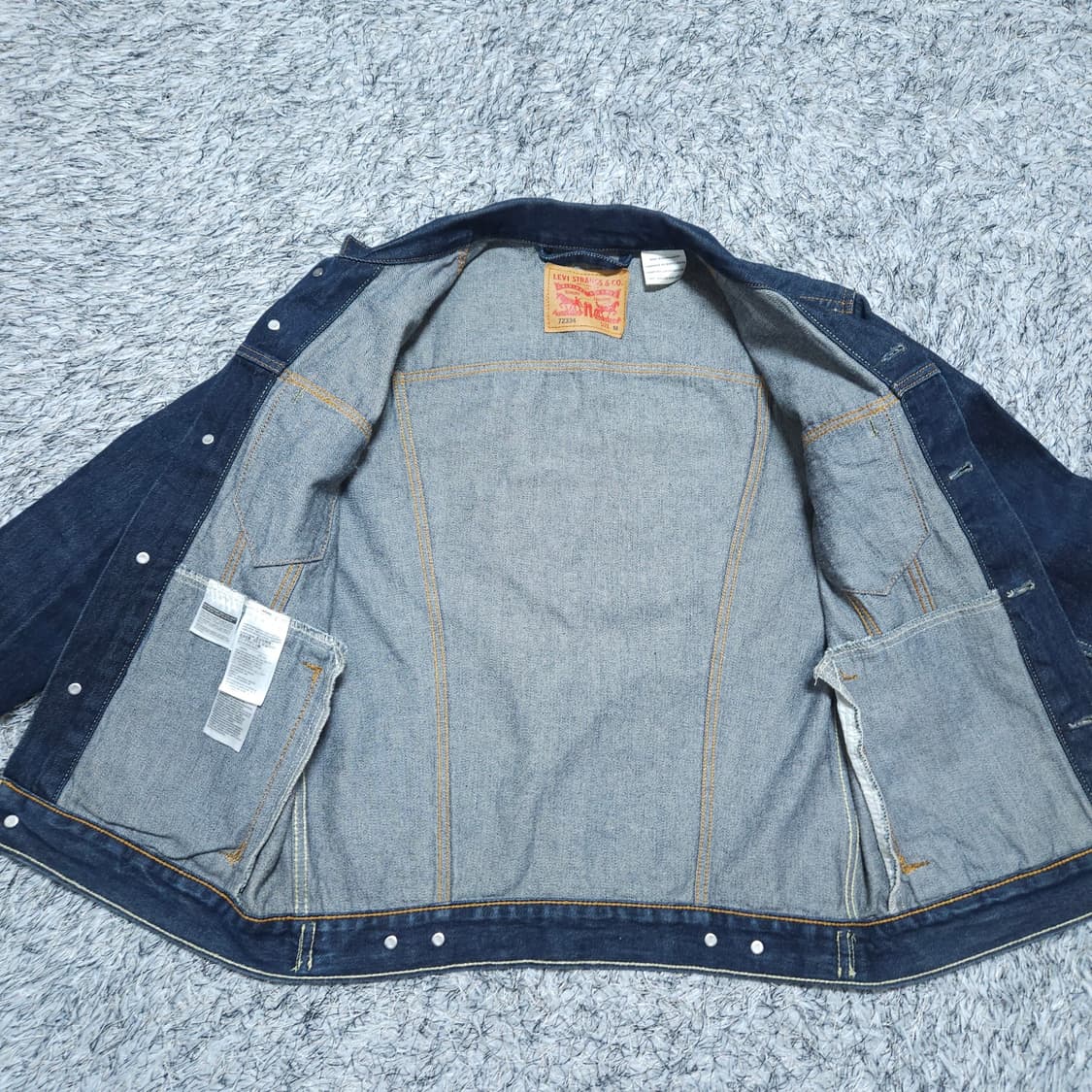 리바이스72334) M 남자 청자켓 트러커자켓 / 왕눈이샵 상품이미지7