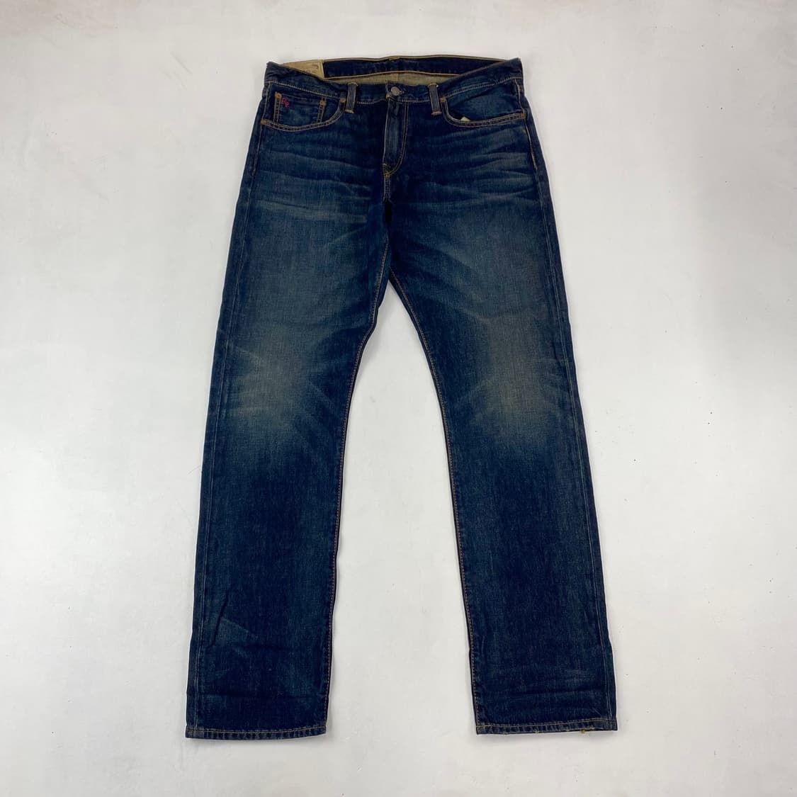 폴로 워싱 스트레이트 데님 진 (34) 상품이미지1