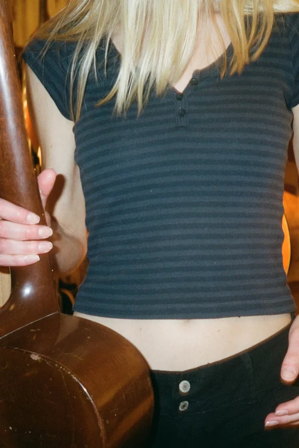 [Brandy Melville] Striped Jelly Top 상품이미지1