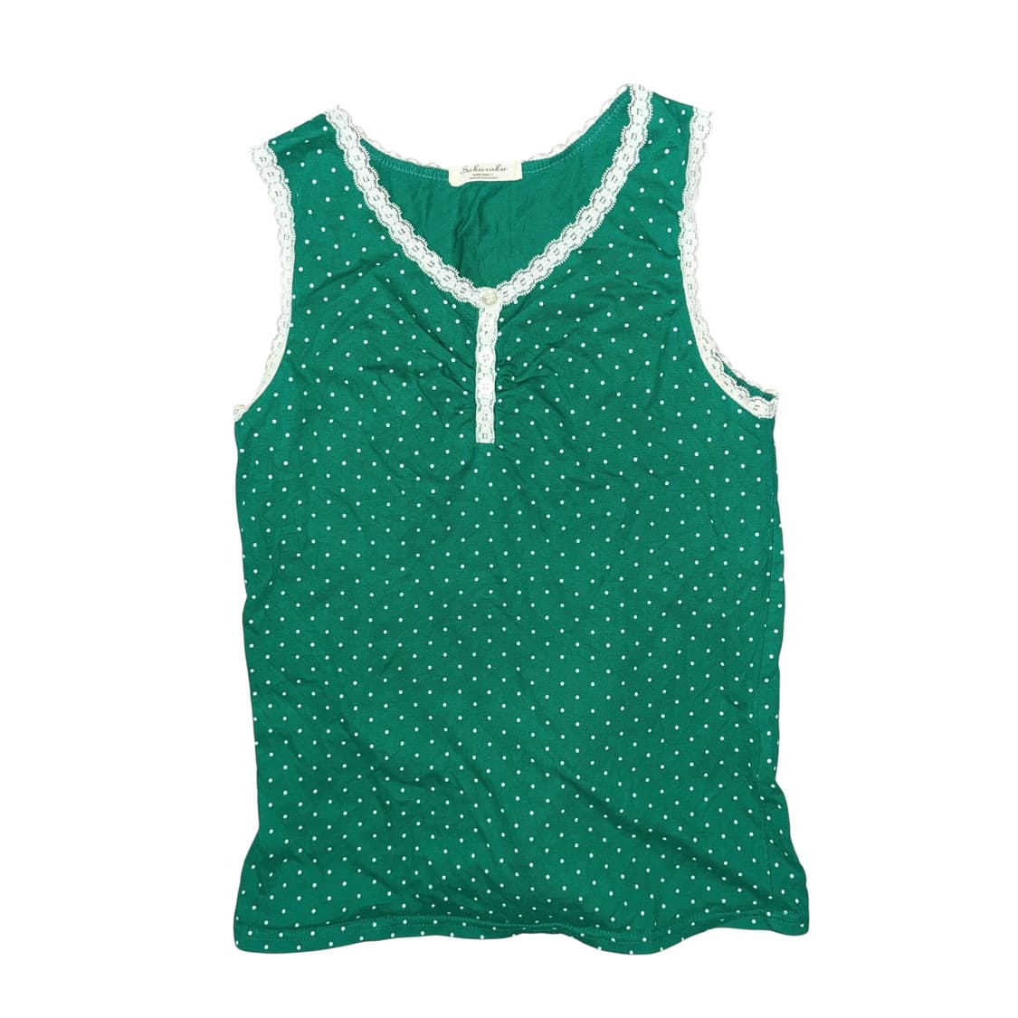 Dot dot lace Sleeveless Green 상품이미지1