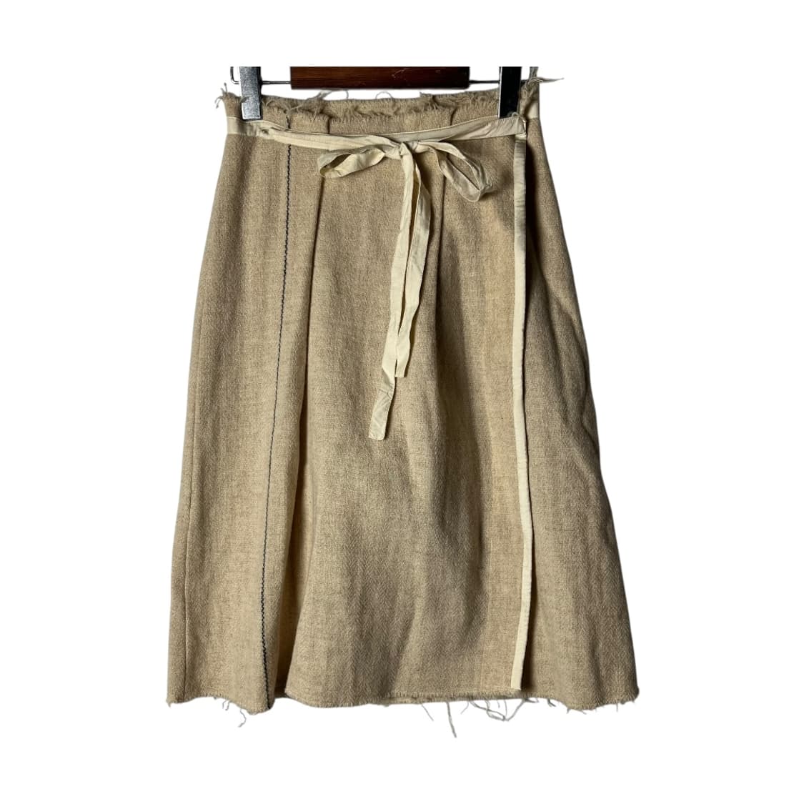 [Hannoh Wessel] x해리스트위드 아카이브 울 랩스커트 상품이미지1