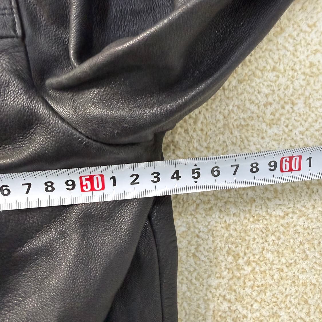 100 UCLA 빈티지 싱글 레더 자켓 0123T1 상품이미지5