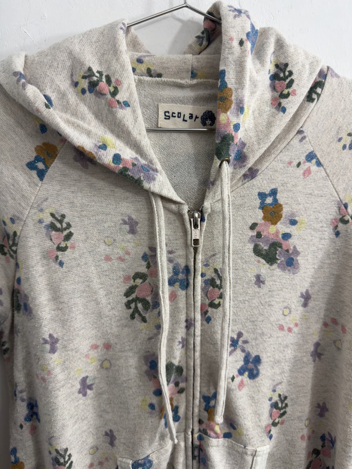 scolar flower twowayhood zipup 상품이미지2