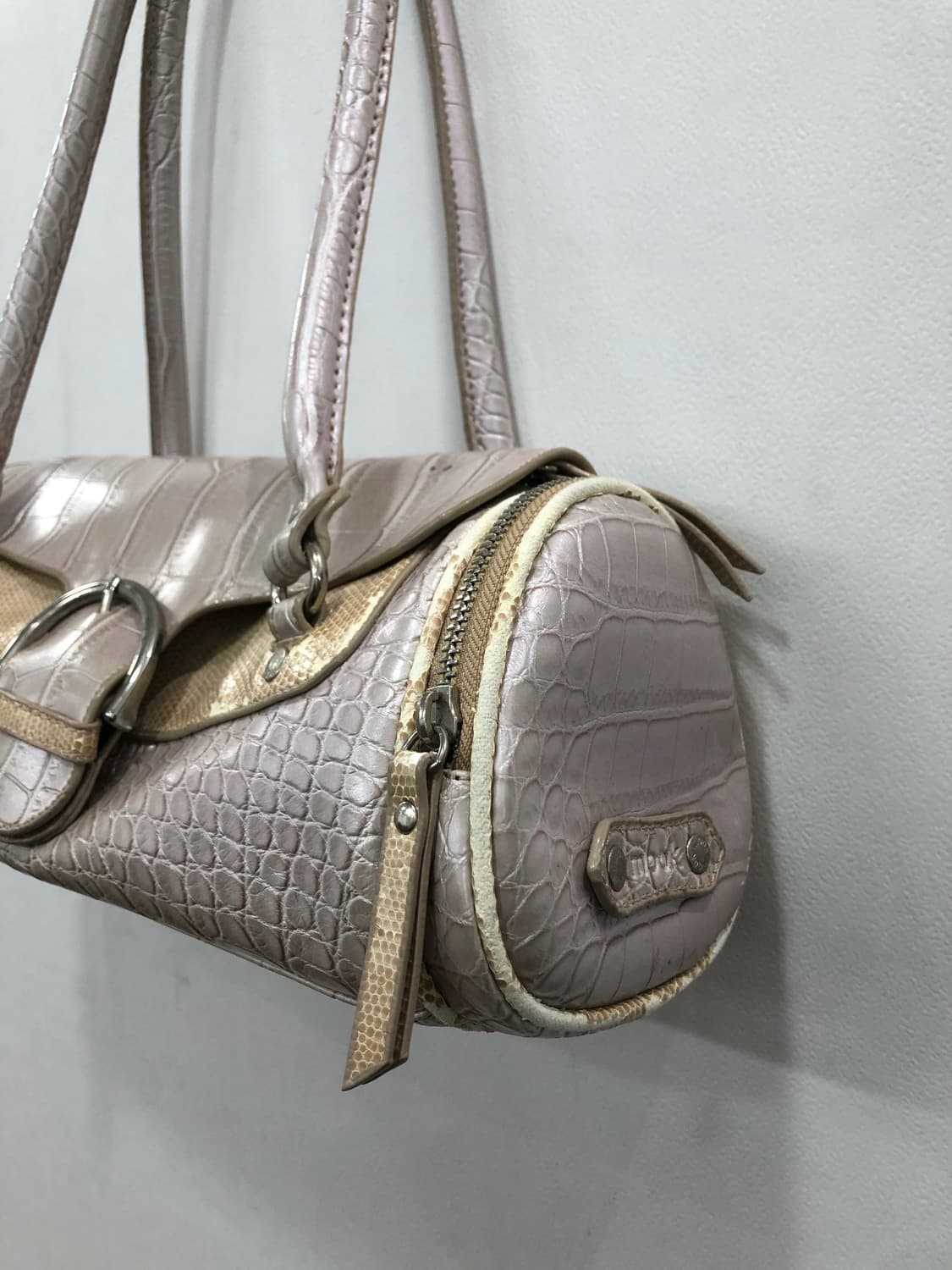 MOOK champagne pink log shoulder bag 상품이미지4